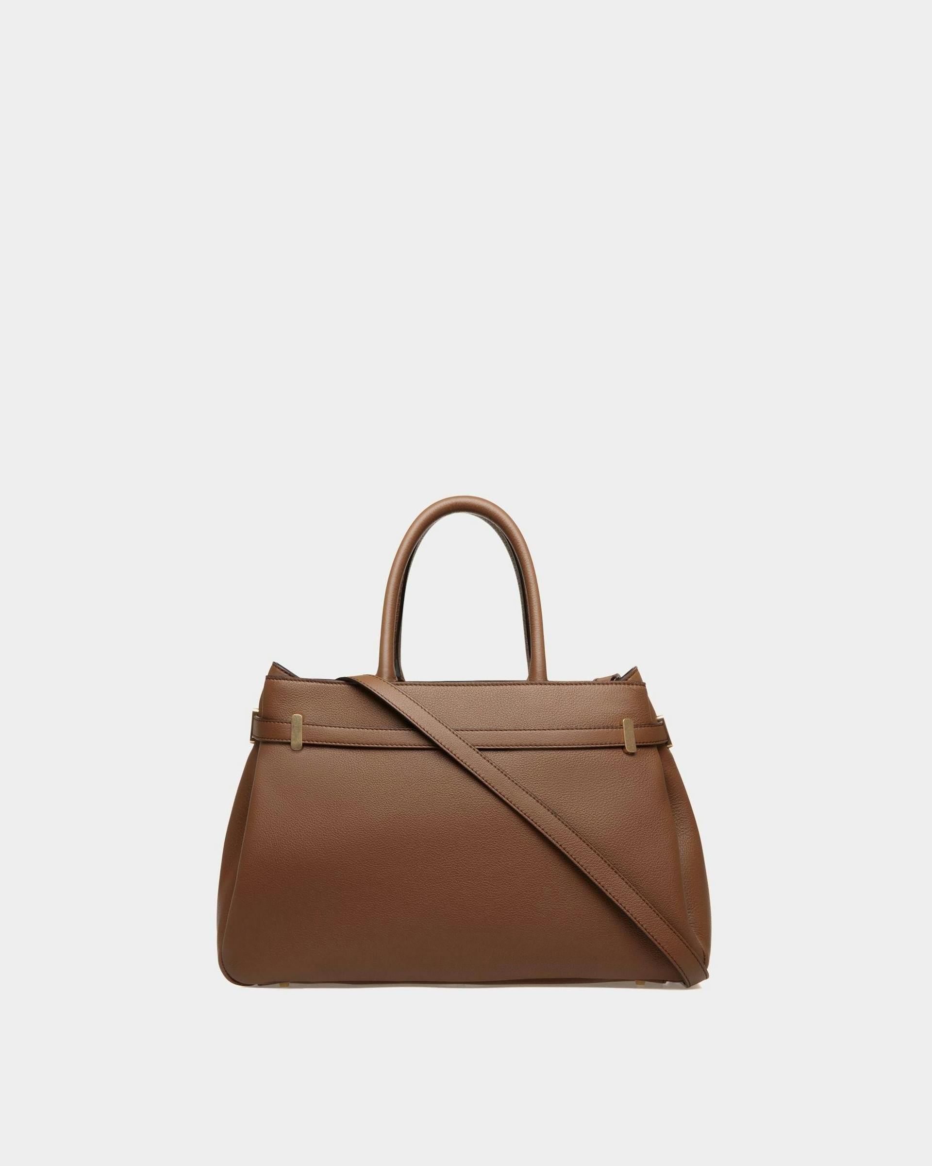 Carriage | Women's Tote Bag in Brown Leather | Bally
