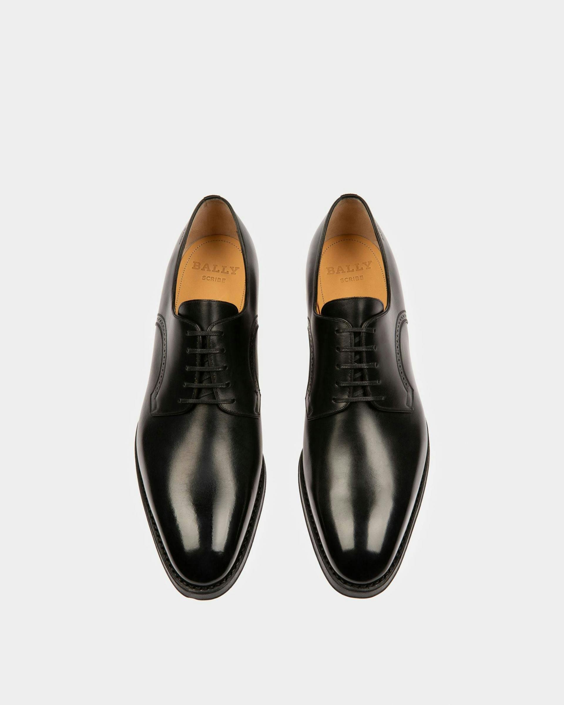 Scamardo Leather Derby Shoes In Black - Men's - Bally - 02