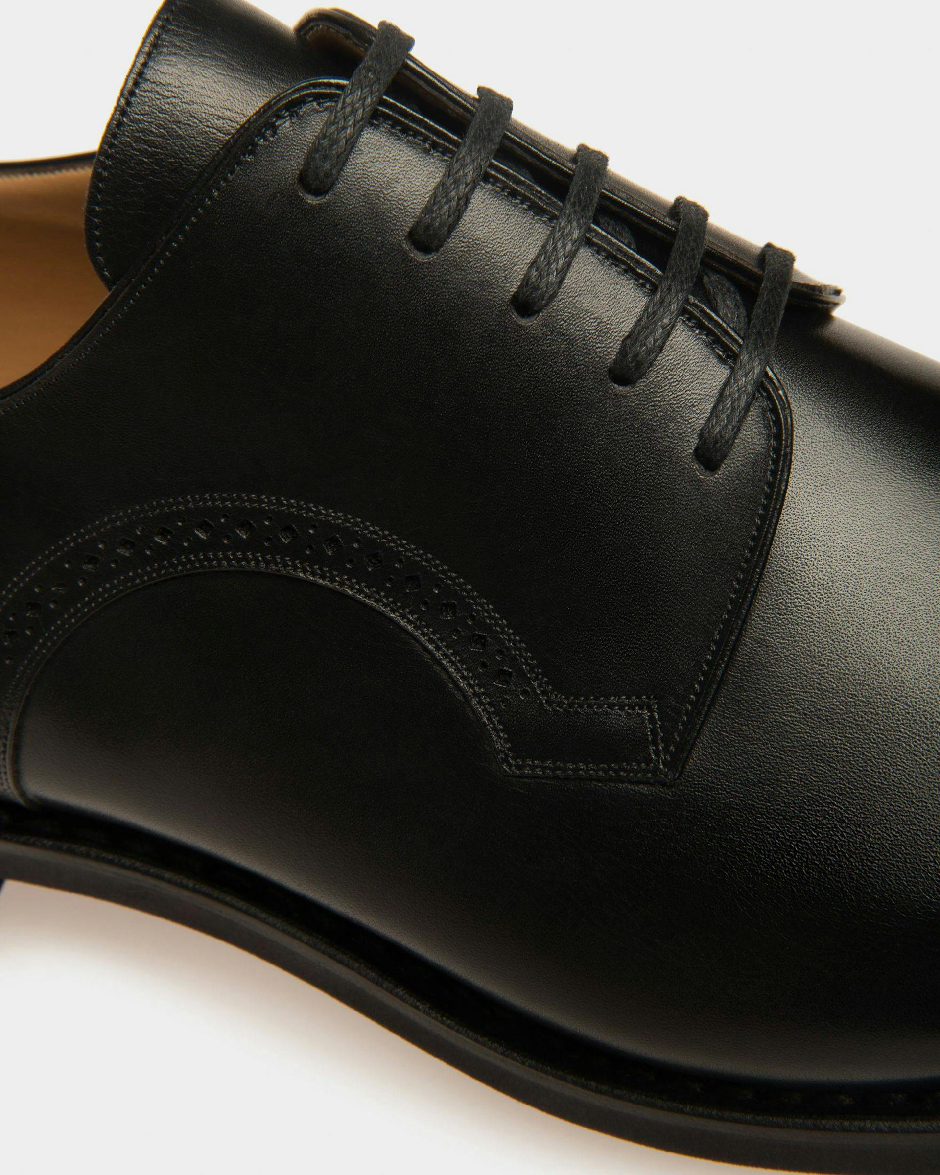 Scrivani Men's Leather Derby Lace-Up Shoe In Black - Herren - Bally - 05