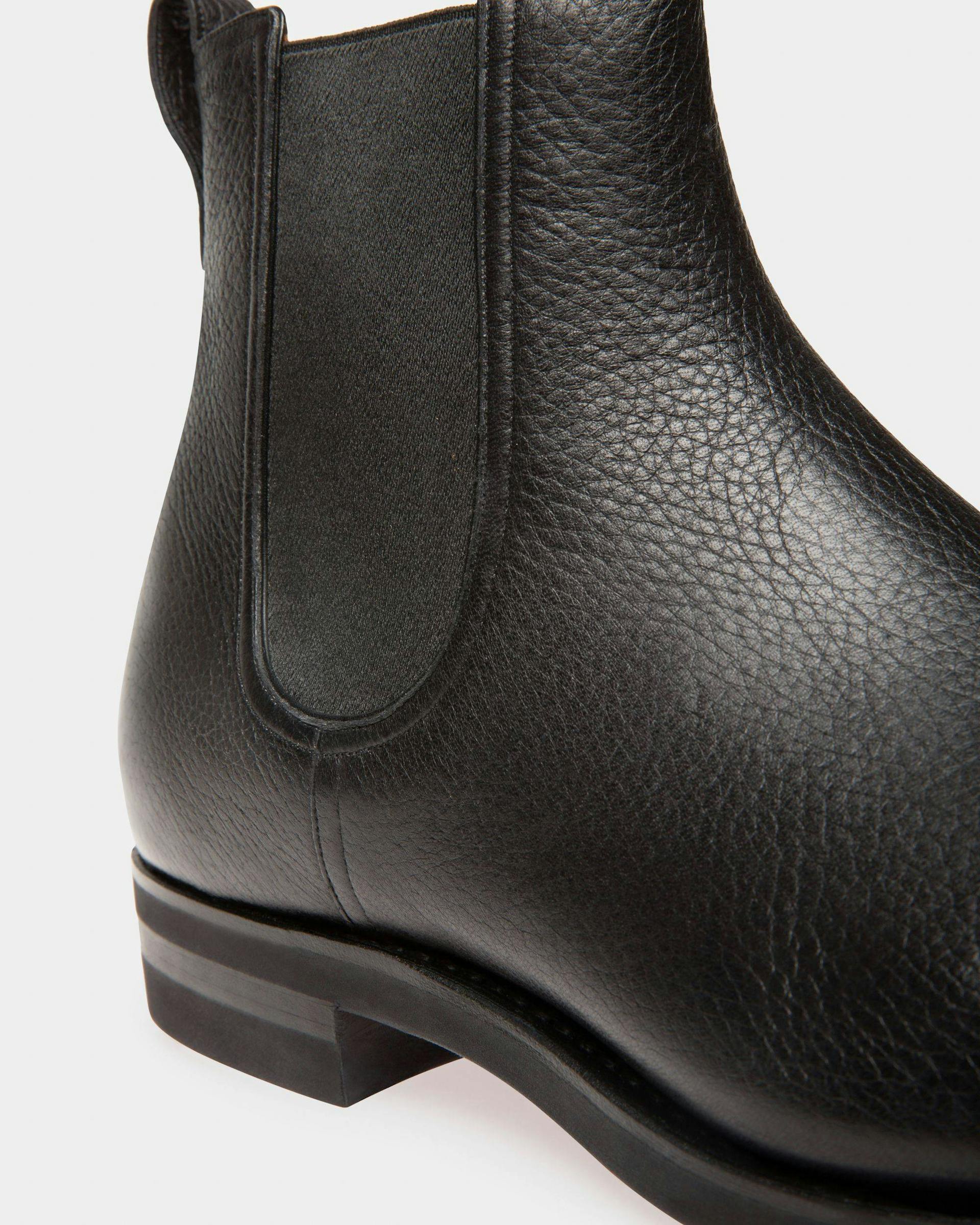 Scavone Men's Leather Boot In Black - Herren - Bally - 05