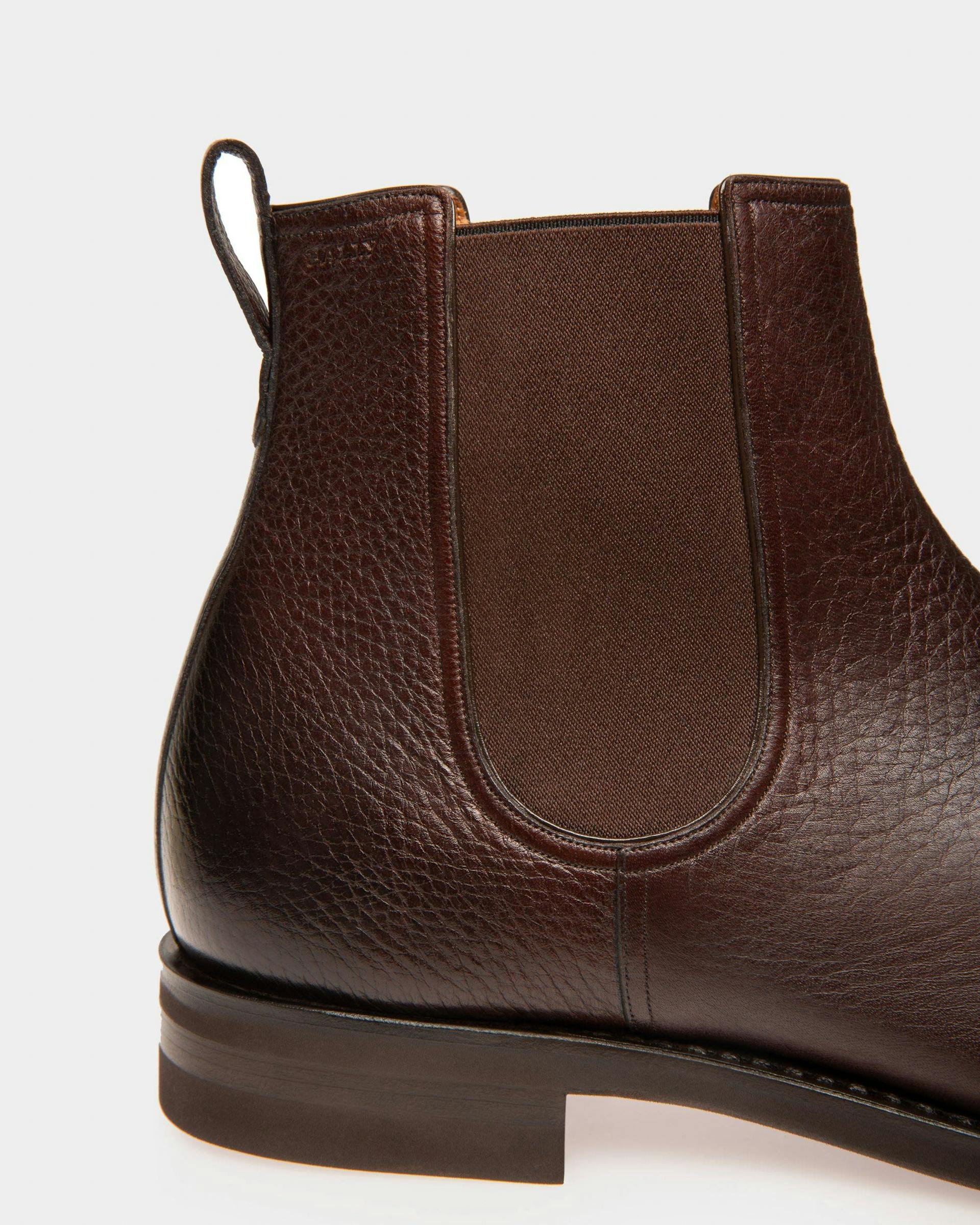 Scavone Men's Leather Boot In Brown - Herren - Bally - 05