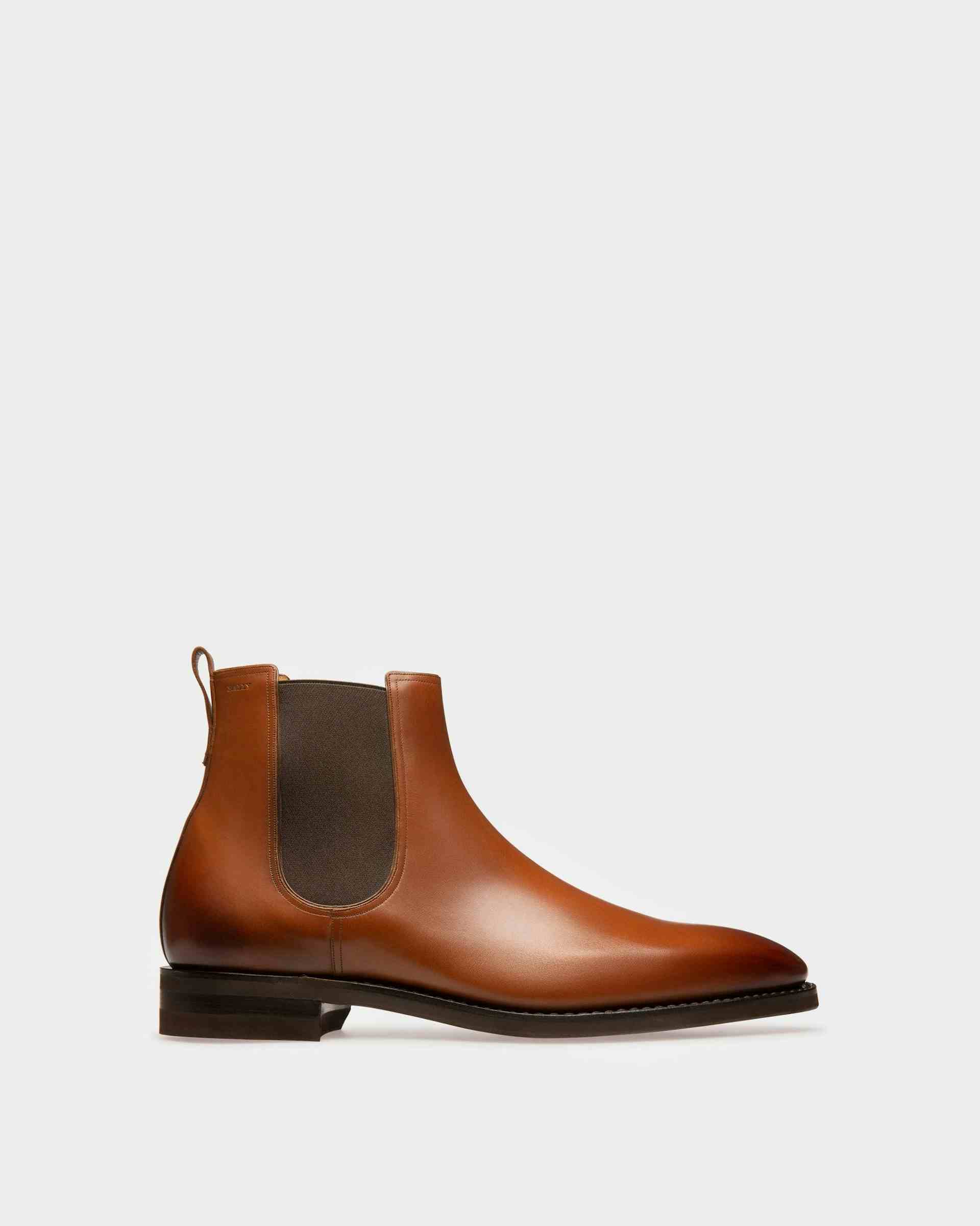 Scribe Novo Booties In Brown Leather - Men's - Bally