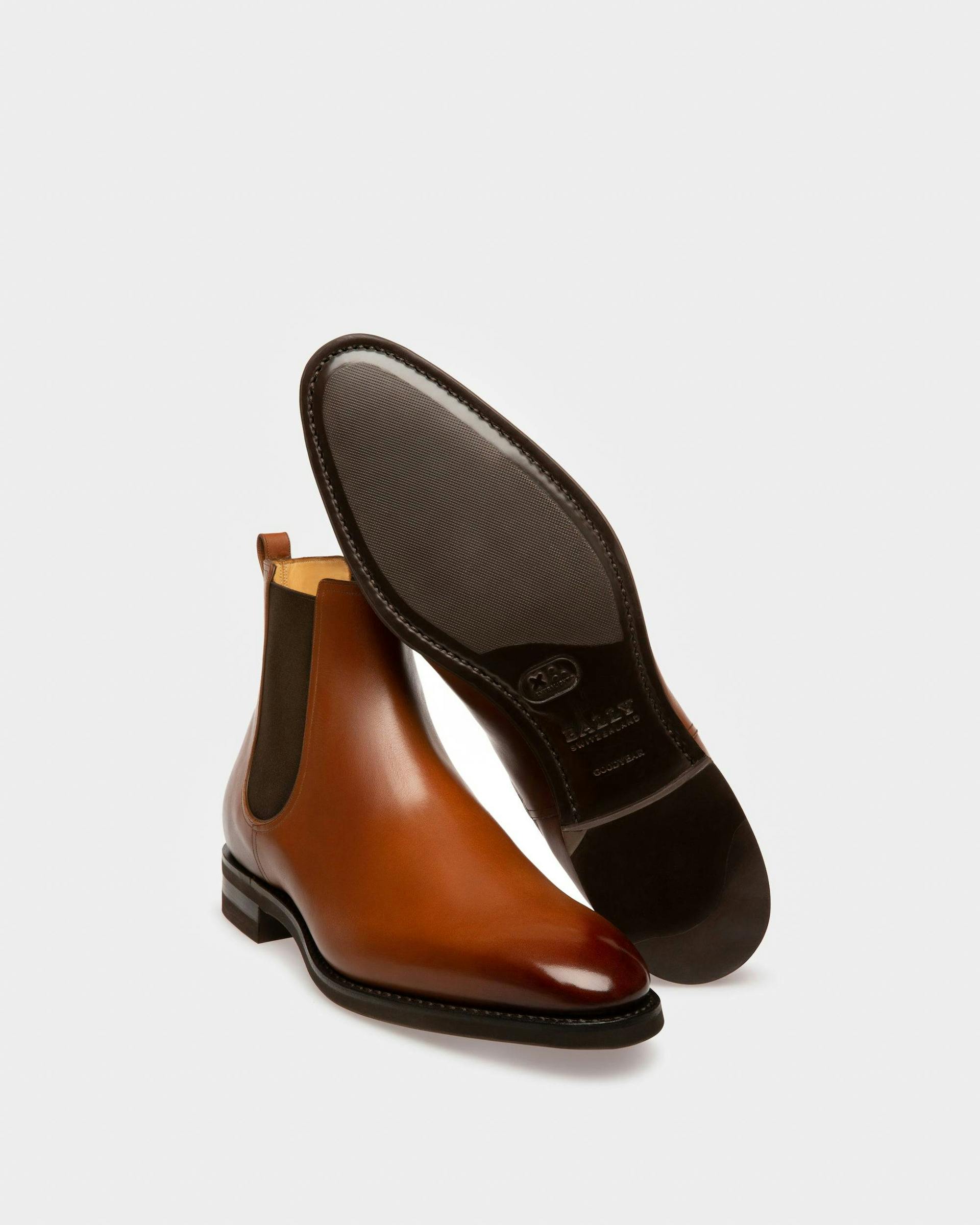 Scribe Novo Booties In Brown Leather - Men's - Bally - 05
