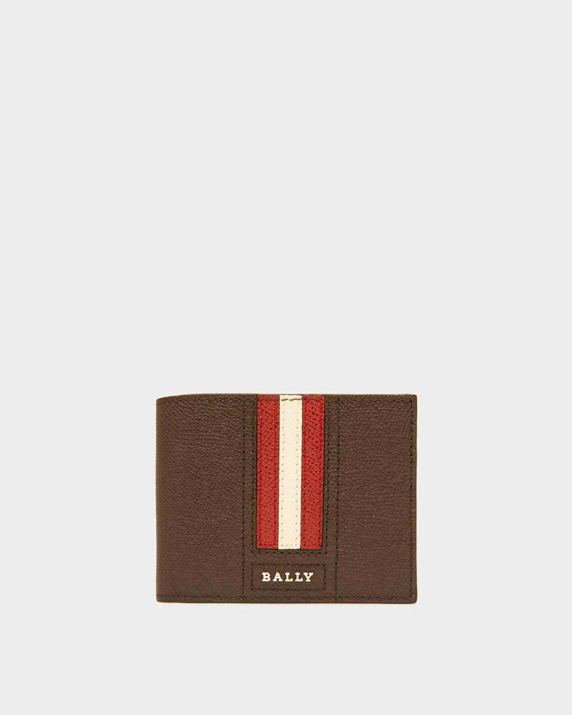 Tevye Leather Wallet In Brown - Homme - Bally
