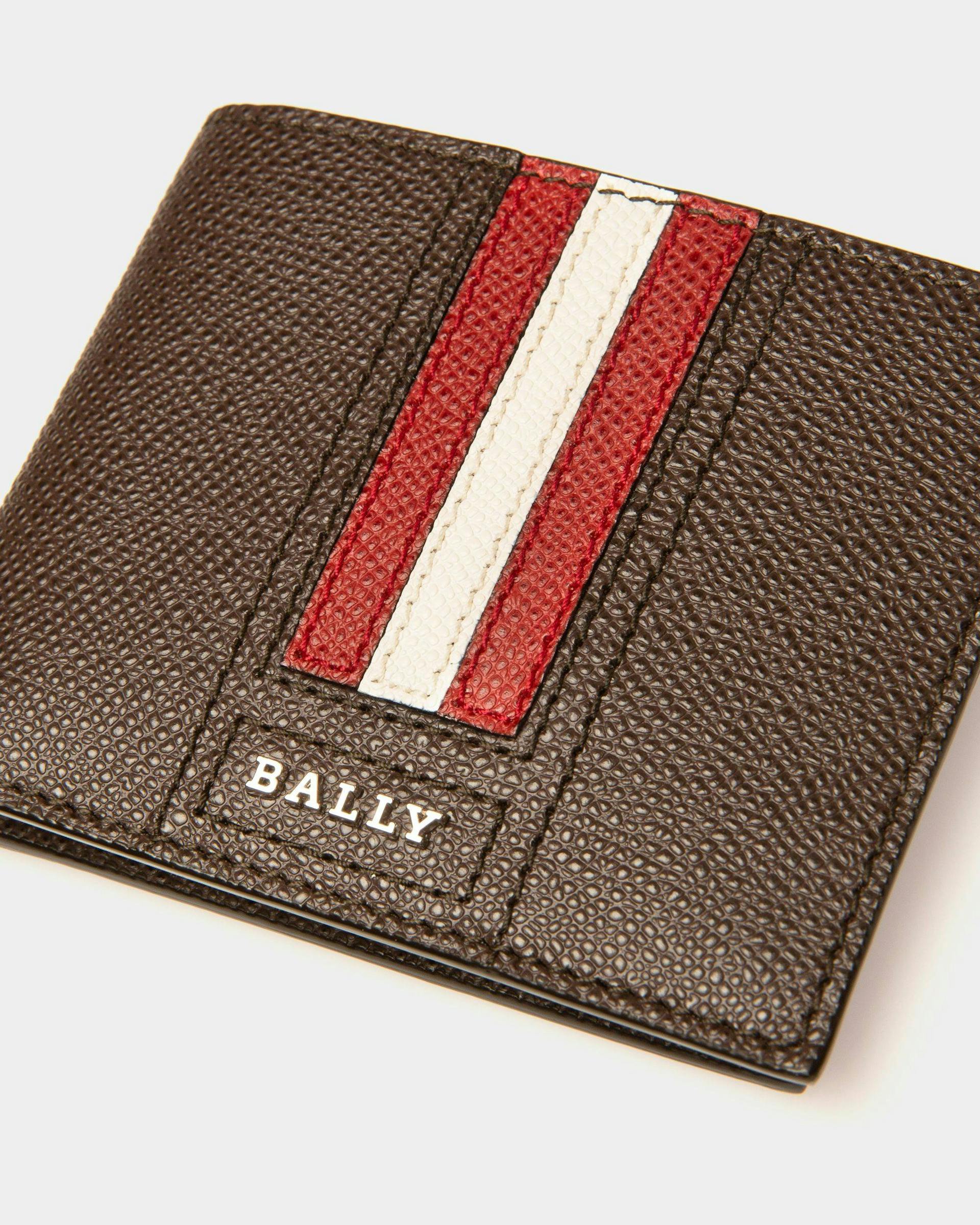 Tevye Leather Wallet In Brown - Homme - Bally - 04