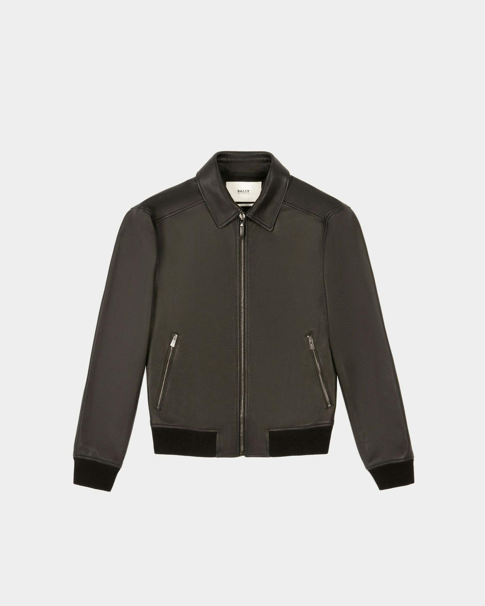 Leather Outerwear In Black - Men's - Bally - 01