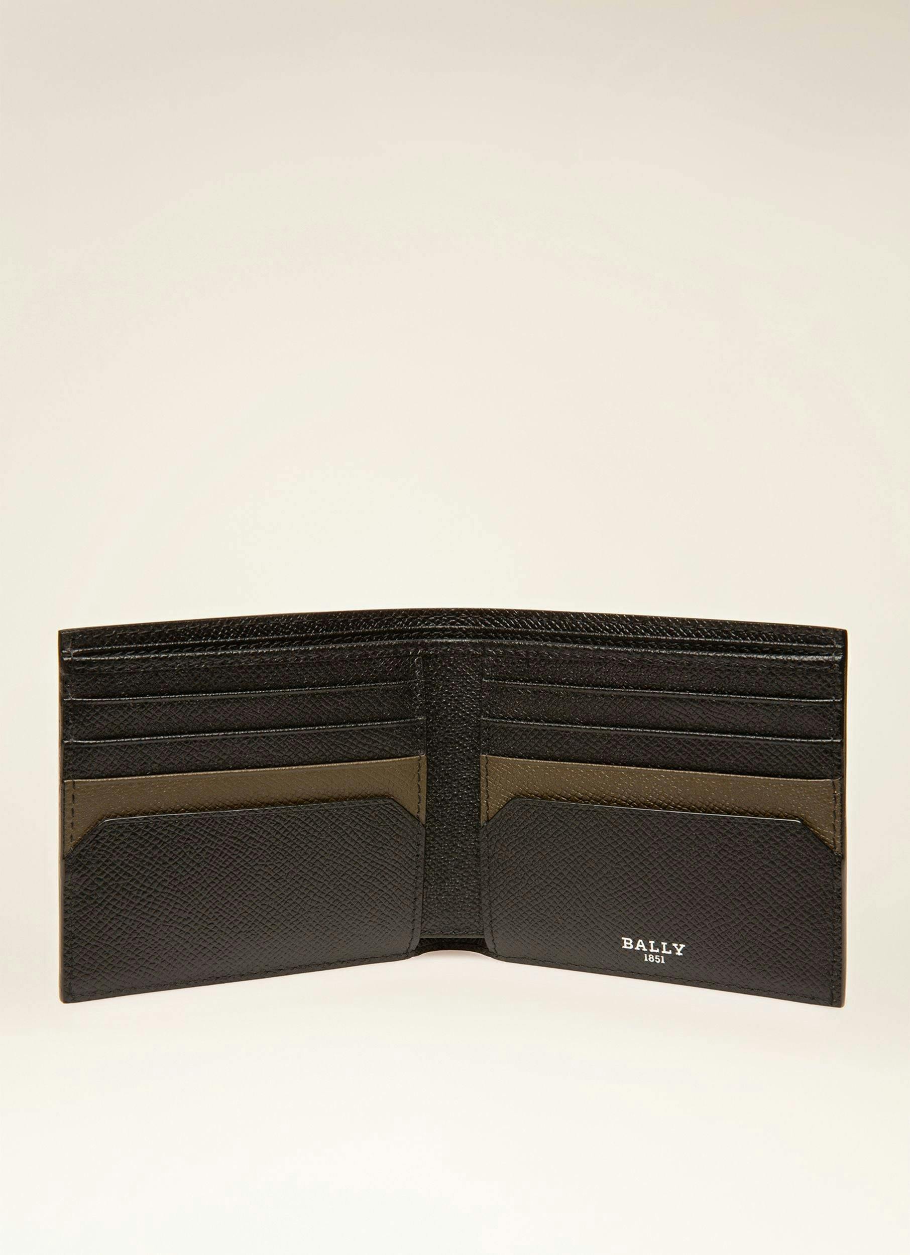 BALLY ICONIC Leather Wallet In Black - Men's - Bally - 03