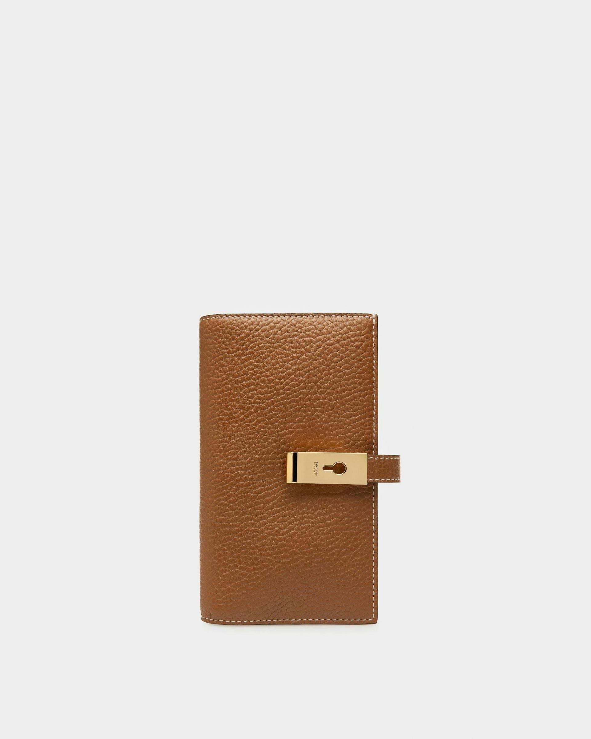 Amber Leather Wallet In Brown - Women's - Bally - 01