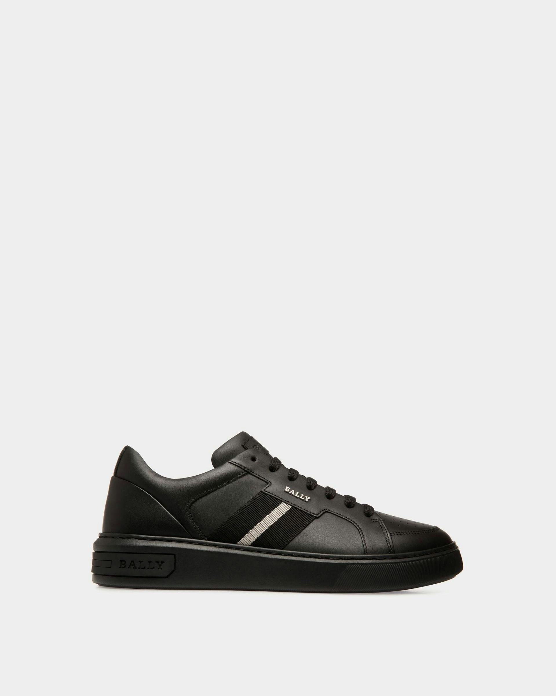 Moony Leather Sneakers In Black - Men's - Bally - 01