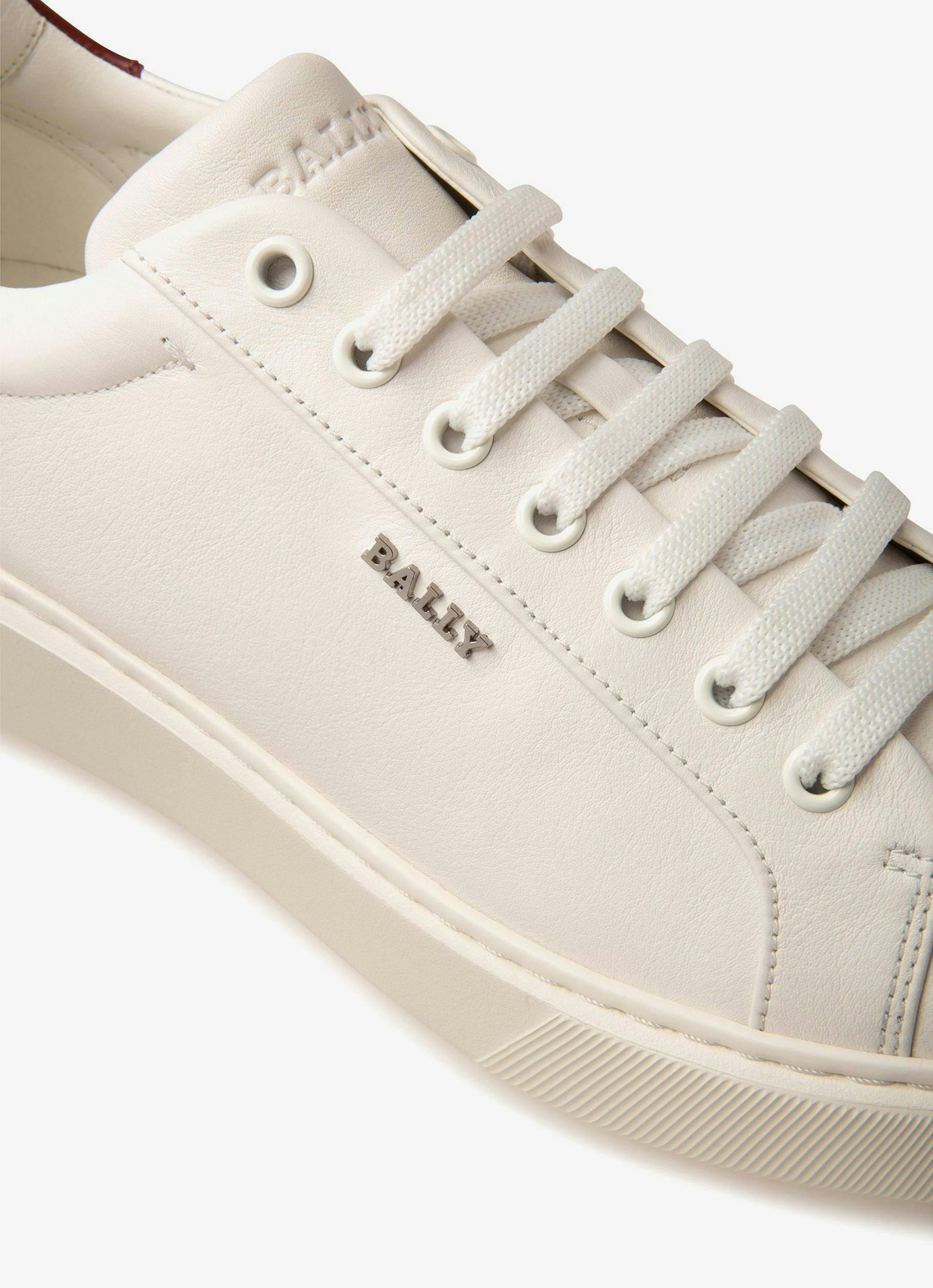 Miky Sneakers En Cuir Blanc - Homme - Bally - 04