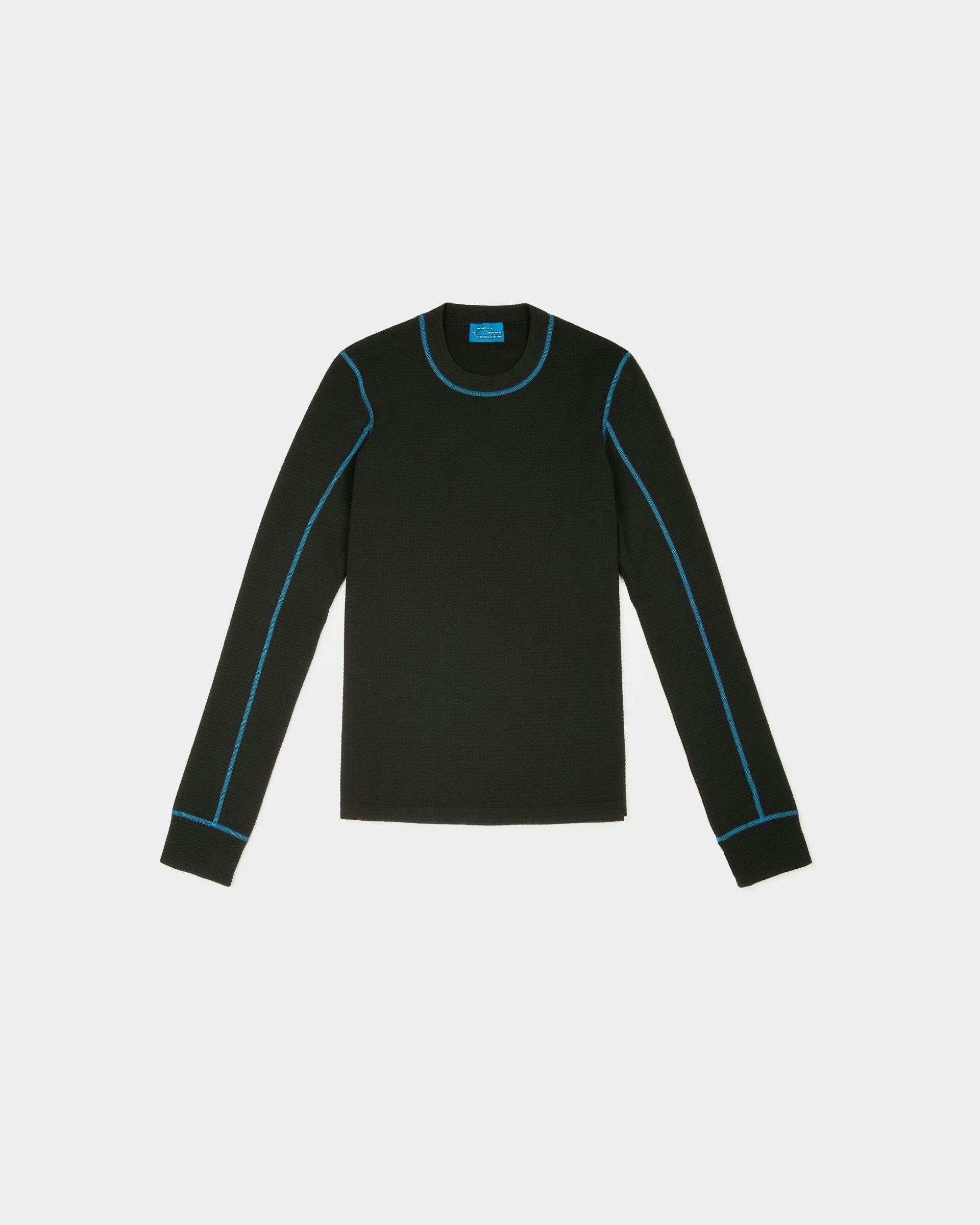 Recycled Polyester Top In Black - Men's - Bally - 01