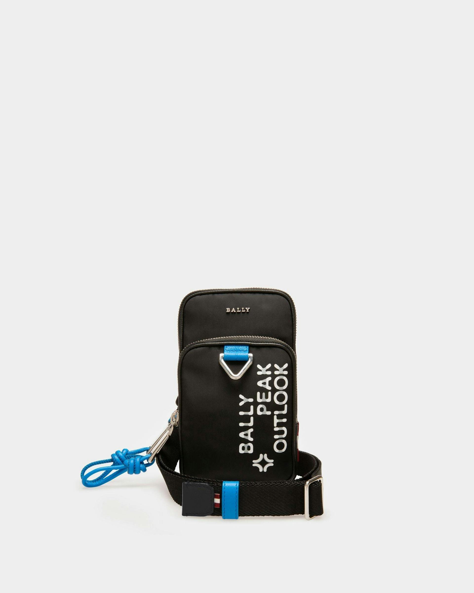 Pocky Recycled Nylon Phone Wallet In Black - Men's - Bally - 01