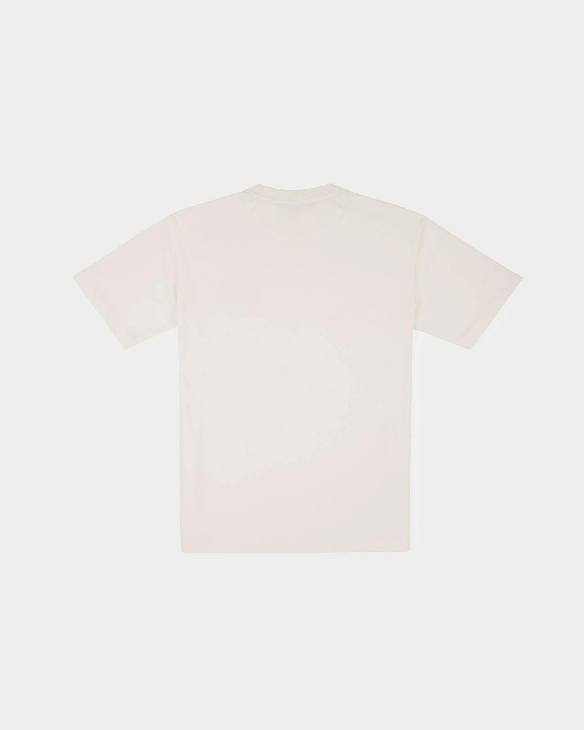 T-Shirt En Coton Blanc - Homme - Bally - 01