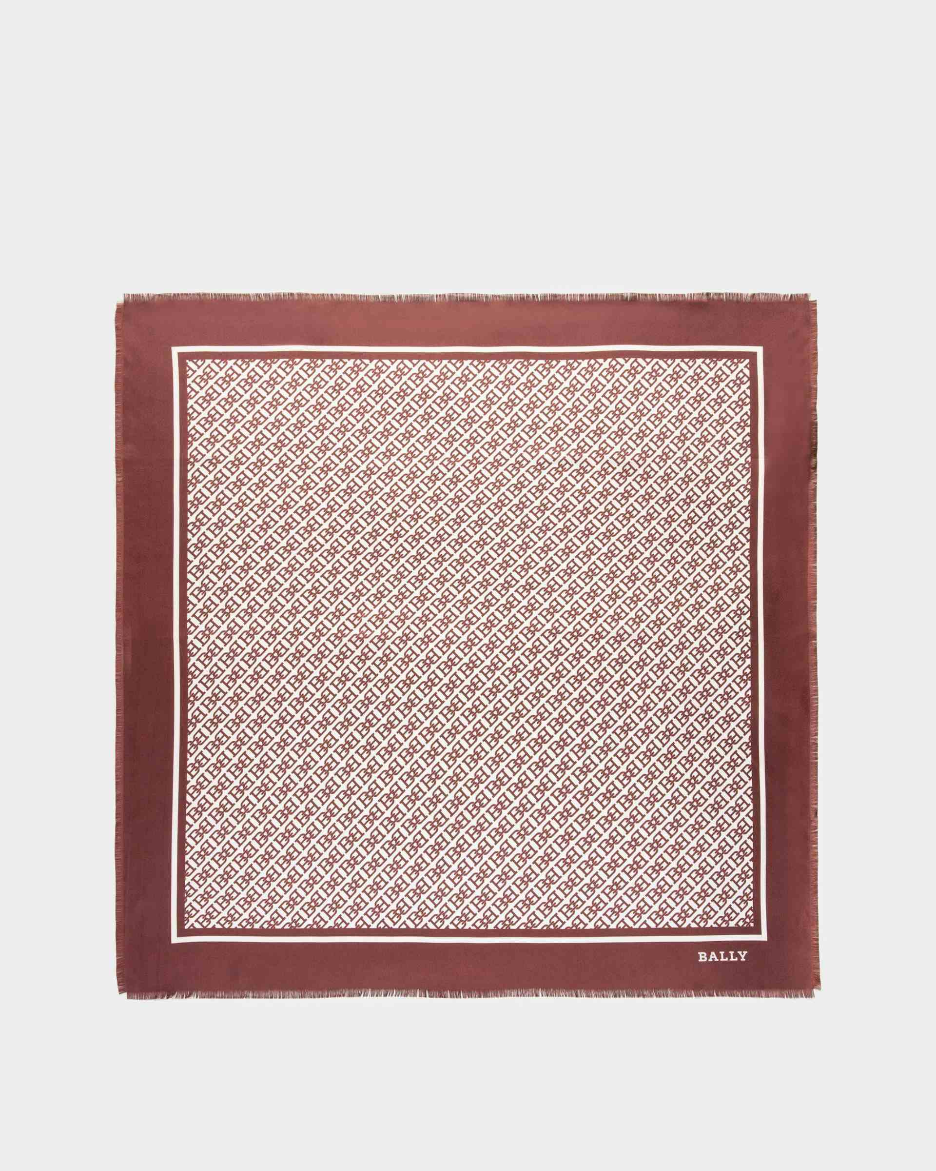 Silk Scarf In Heritage Red - Women's - Bally