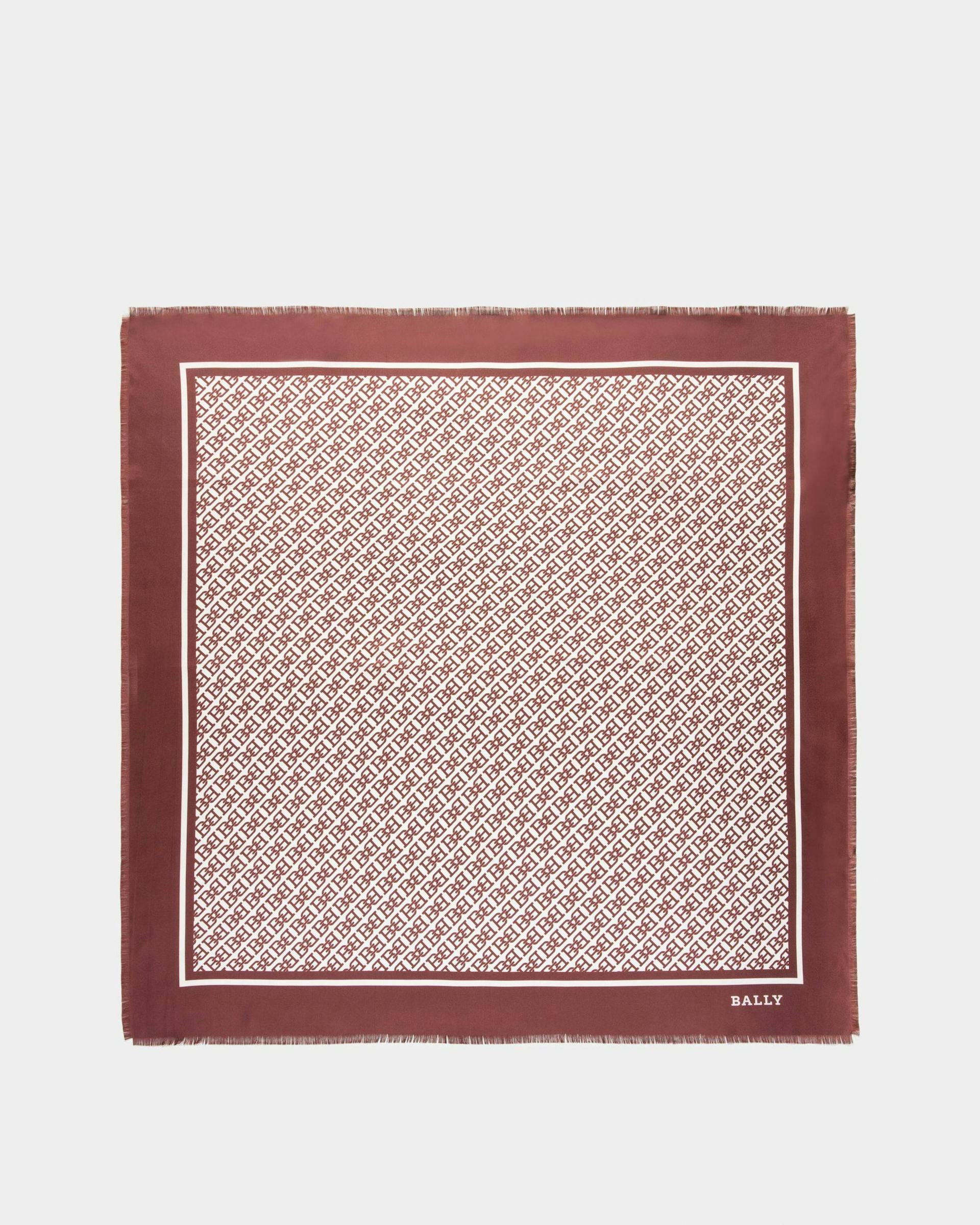 Silk Scarf In Heritage Red - Women's - Bally - 01