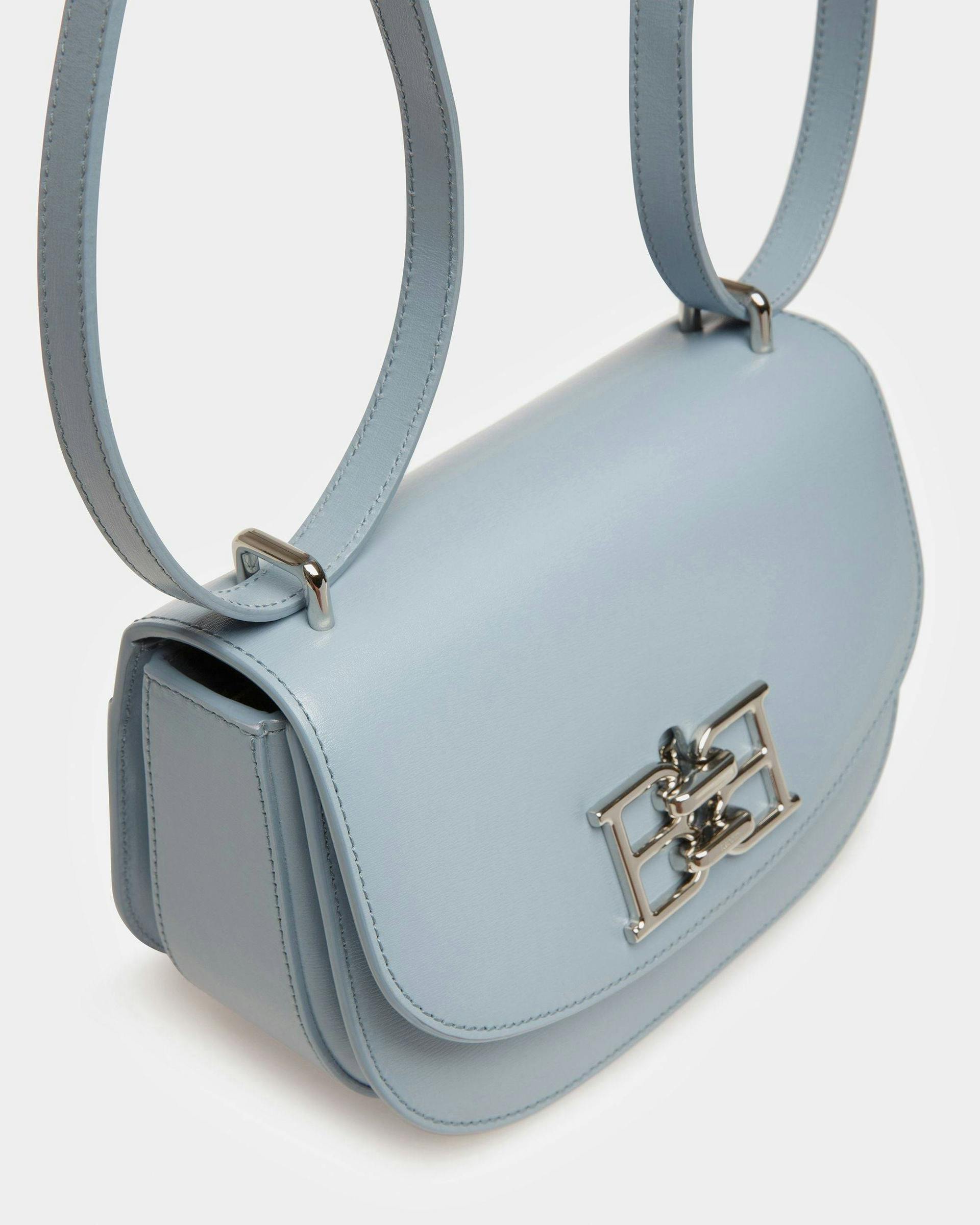 Baily Leather Minibag In Light Blue - Women's - Bally - 05