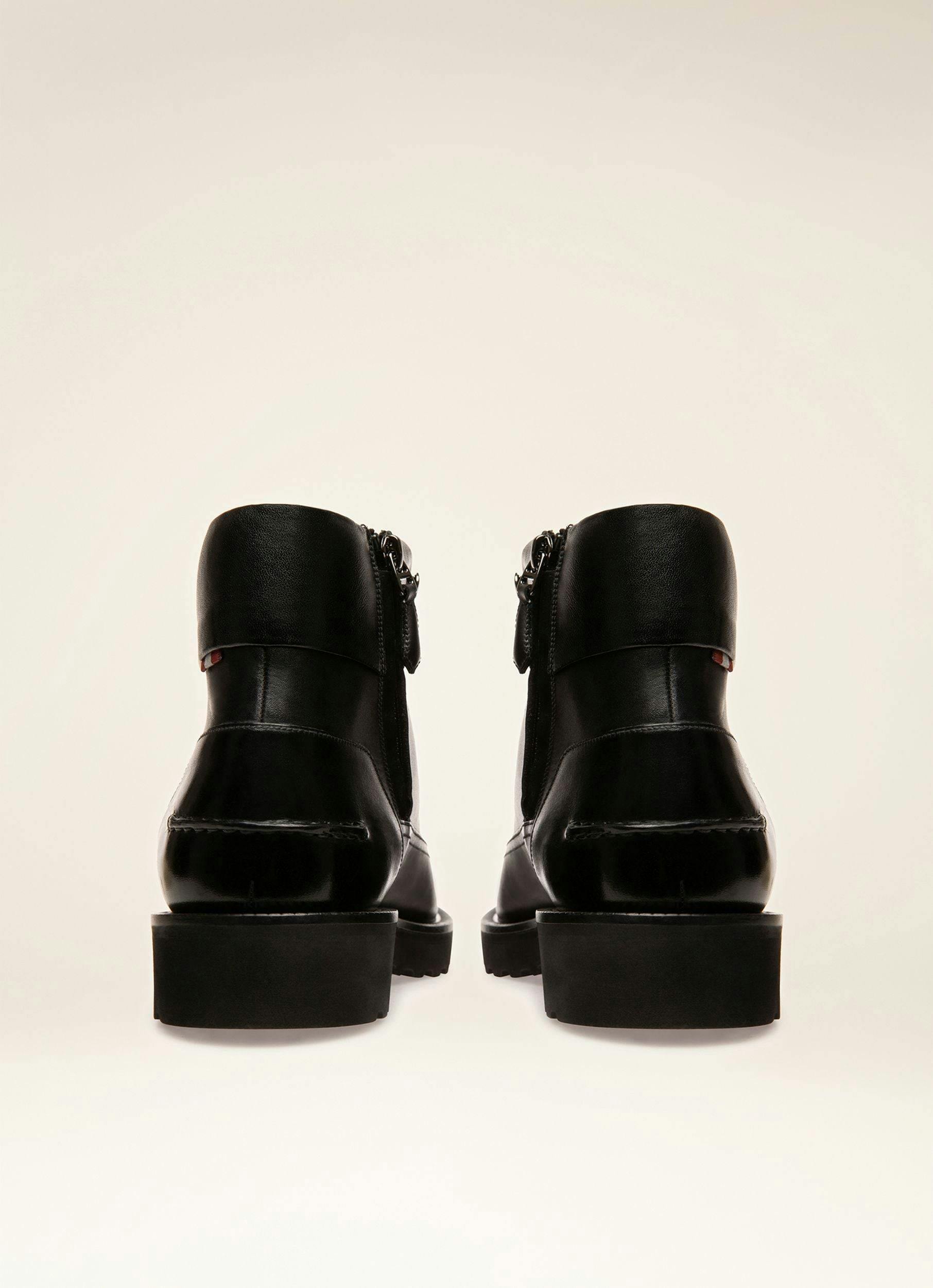 NOTTINGHAM Leather Boots In Black - Men's - Bally - 03
