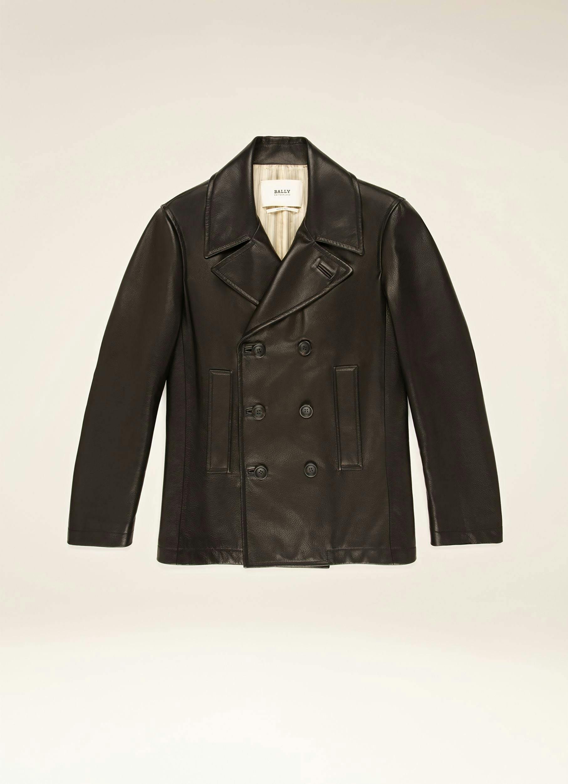 Leather Outerwear In Black - Men's - Bally - 01