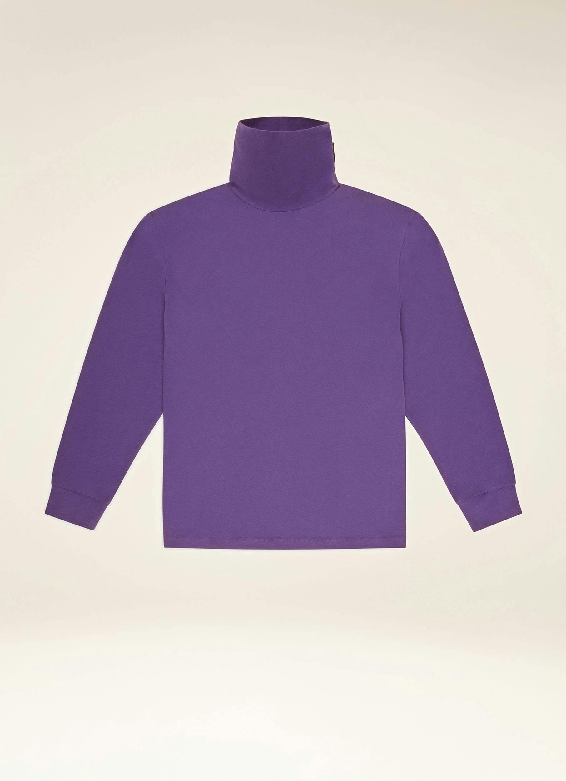 Organic Cotton Top In Purple - Men's - Bally - 01