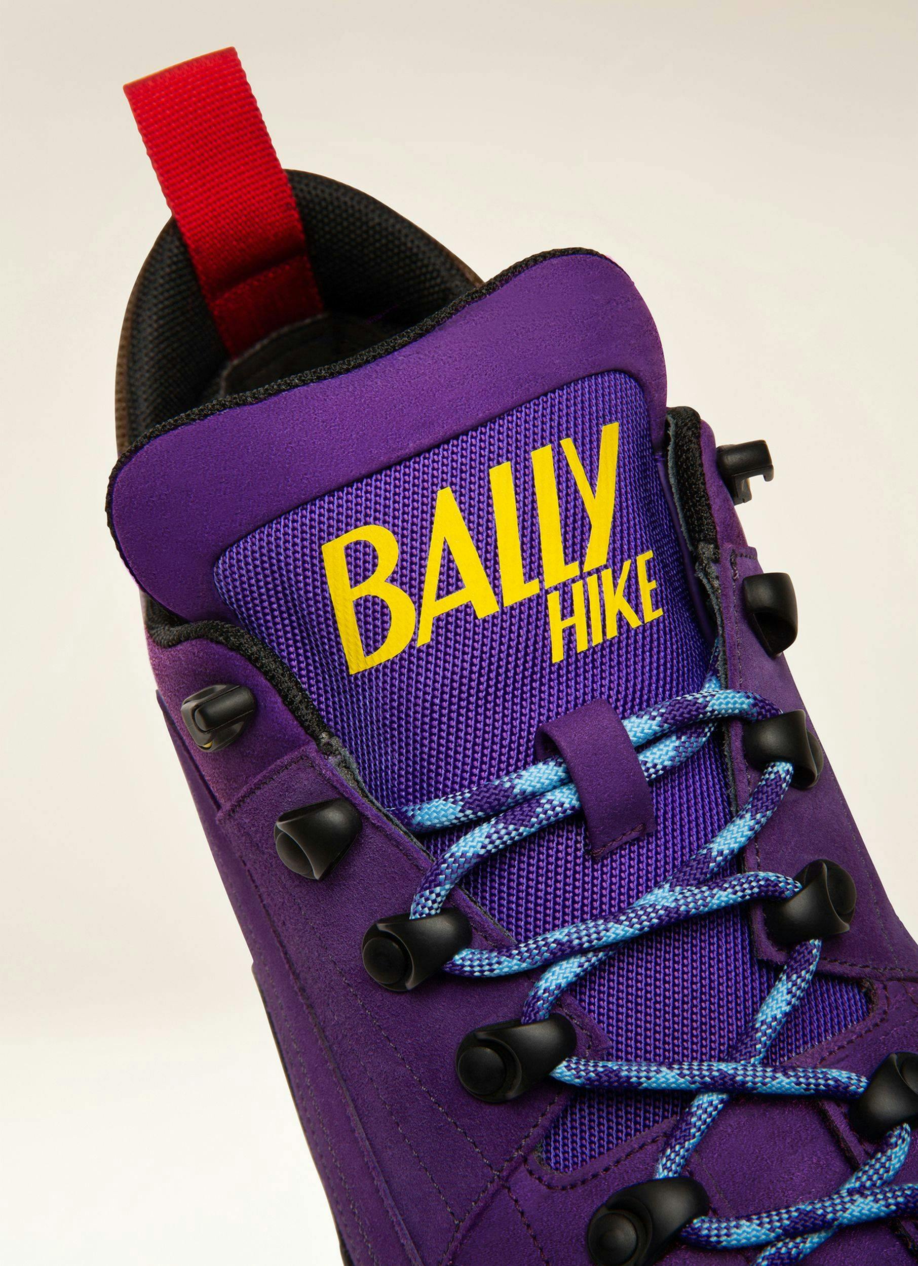 BALLY HIKE Suede Hiking Shoes In Purple - Men's - Bally - 02