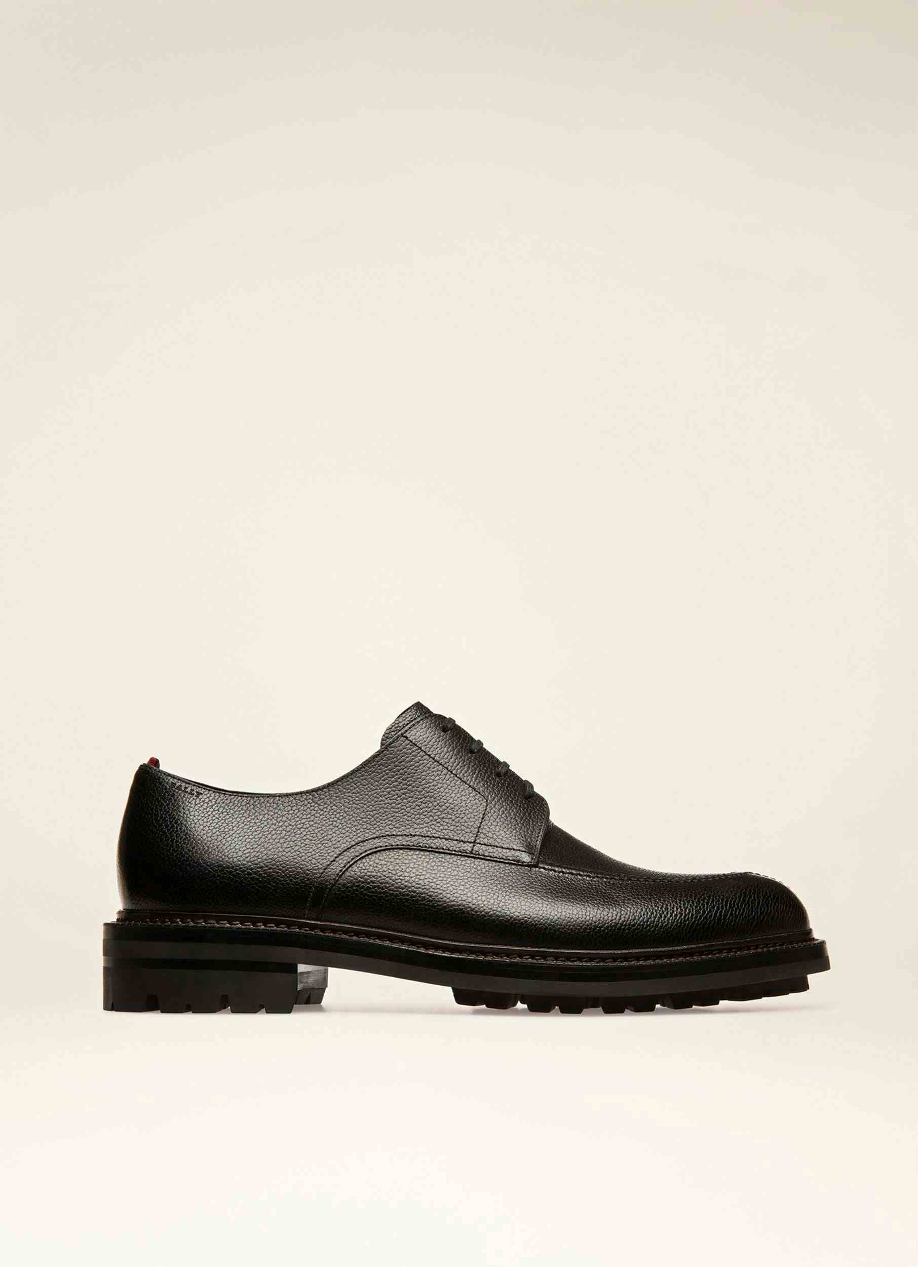 KRIENS Leather Derby Shoes In Black - Men's - Bally