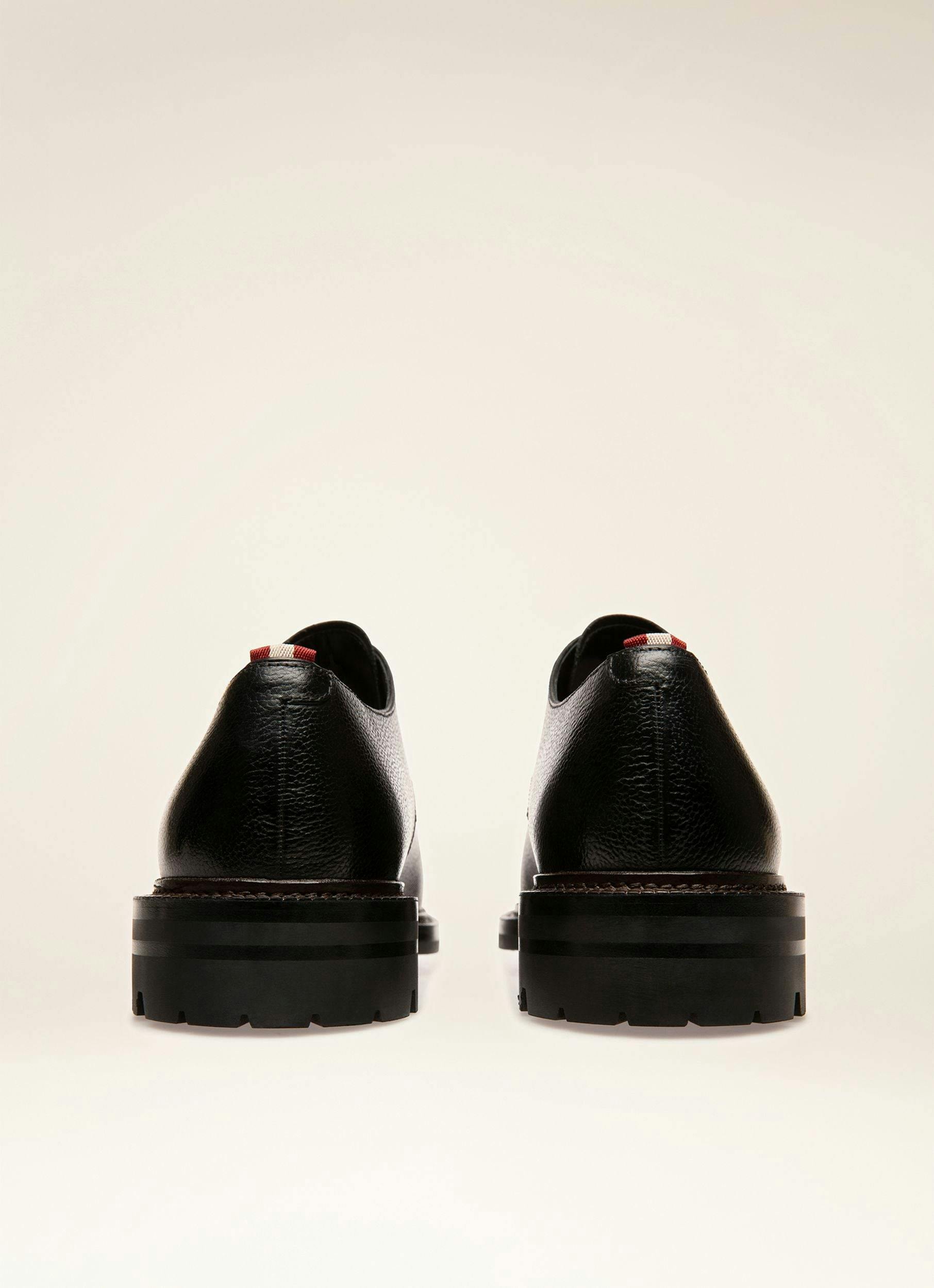 KRIENS Leather Derby Shoes In Black - Men's - Bally - 03