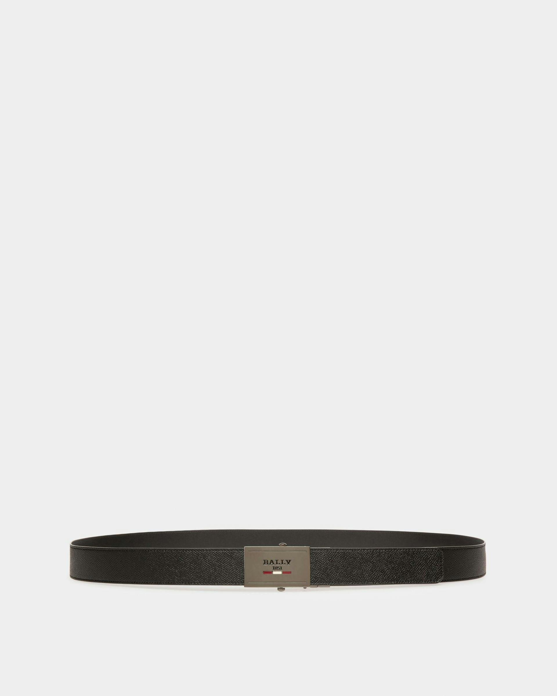 DRESS Leather 35Mm Belt In Black - Men's - Bally - 01