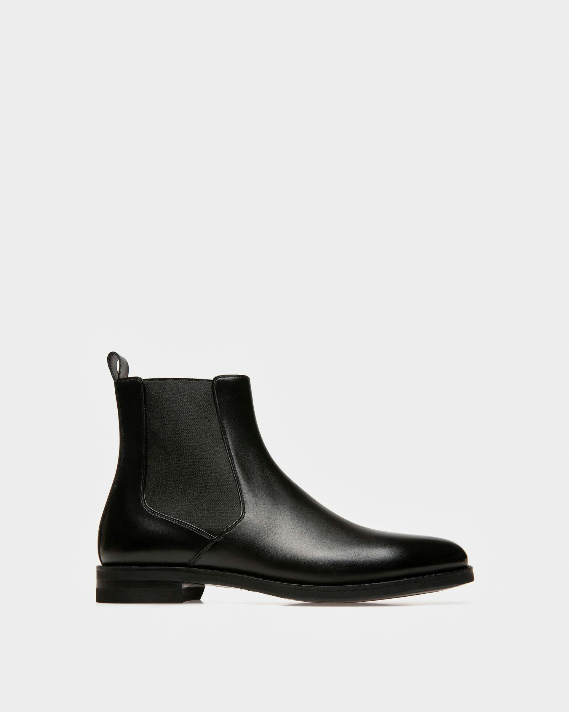 Flea Leather Boots In Black - Women's - Bally - 01