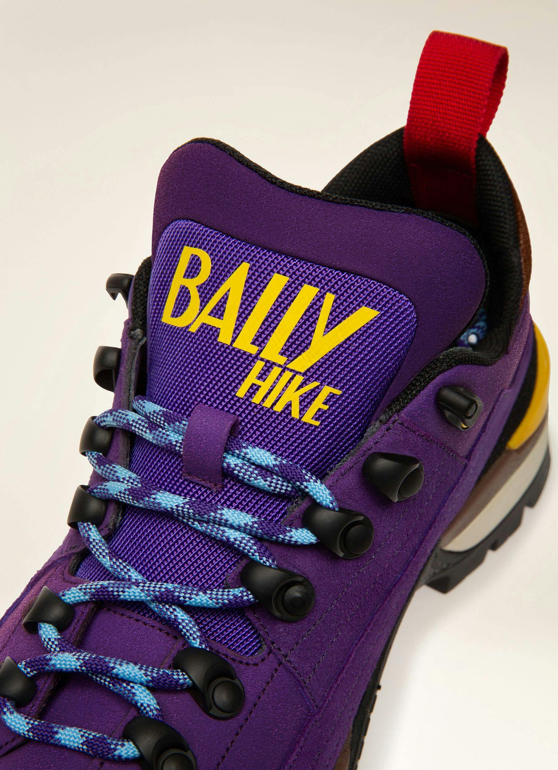 BALLY HIKE Suede Hiking Shoes In Purple - Women's - Bally - 02