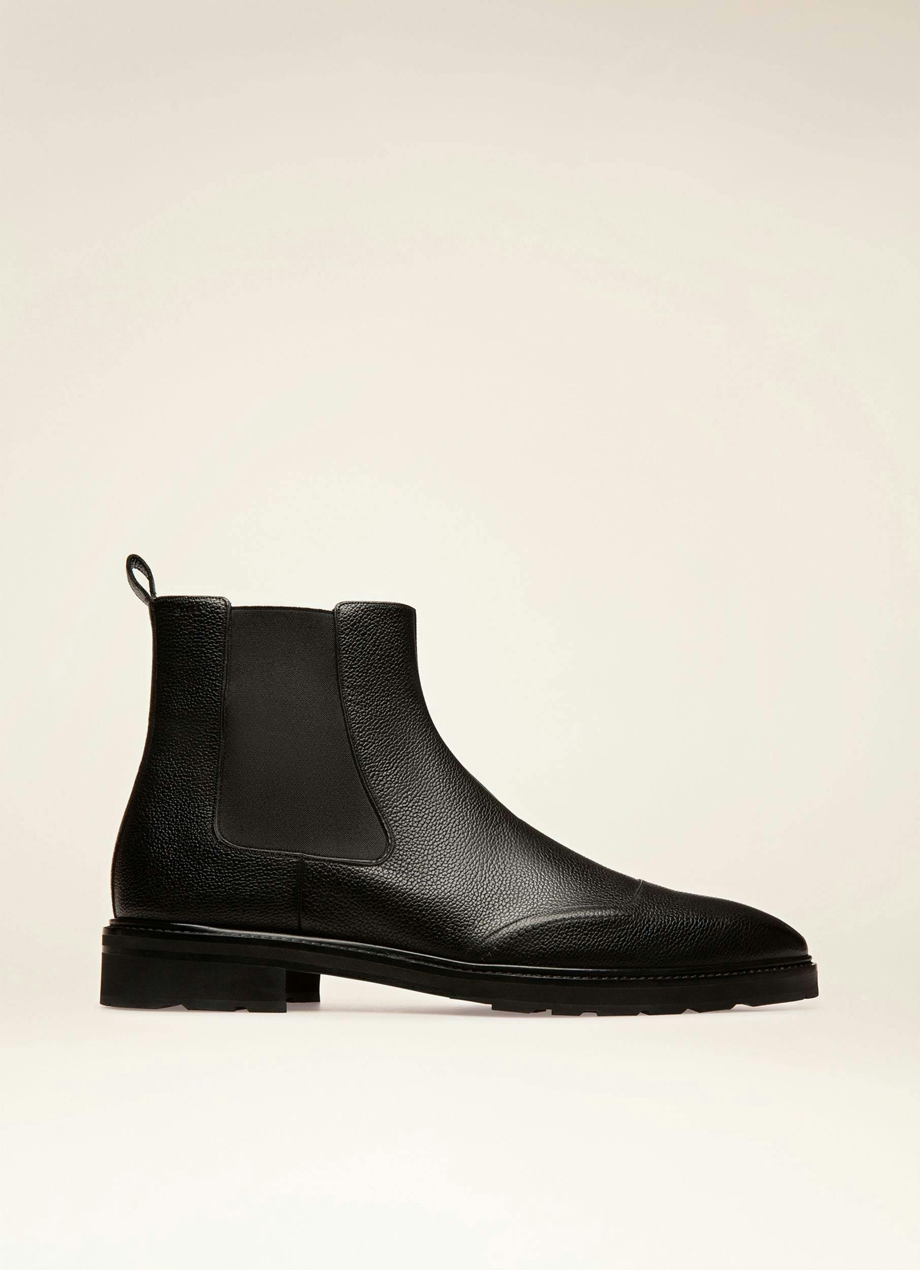 MEYRIN Leather Boots In Black - Men's - Bally - 01
