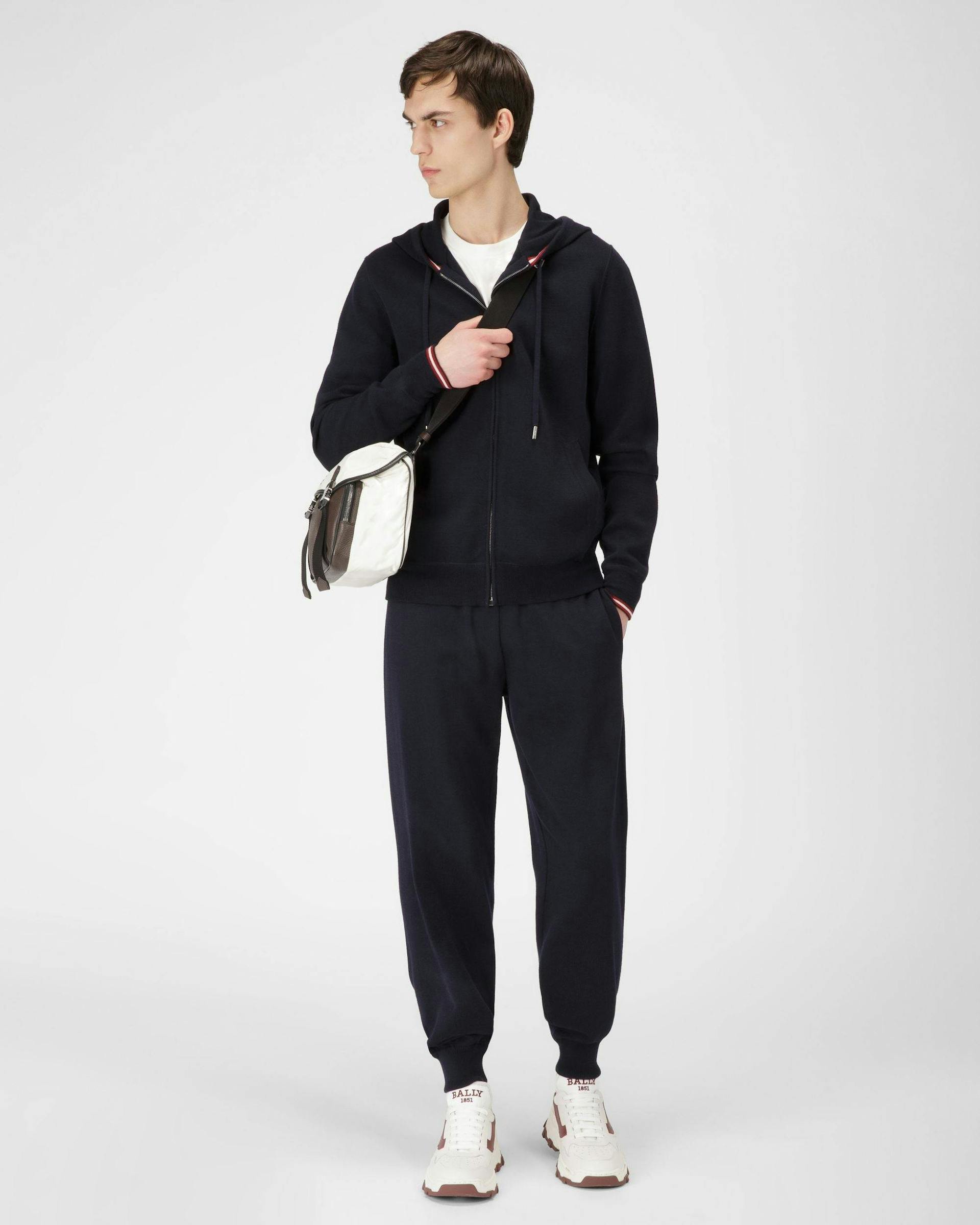 Cashmere Sweatpants In Navy - Men's - Bally - 04