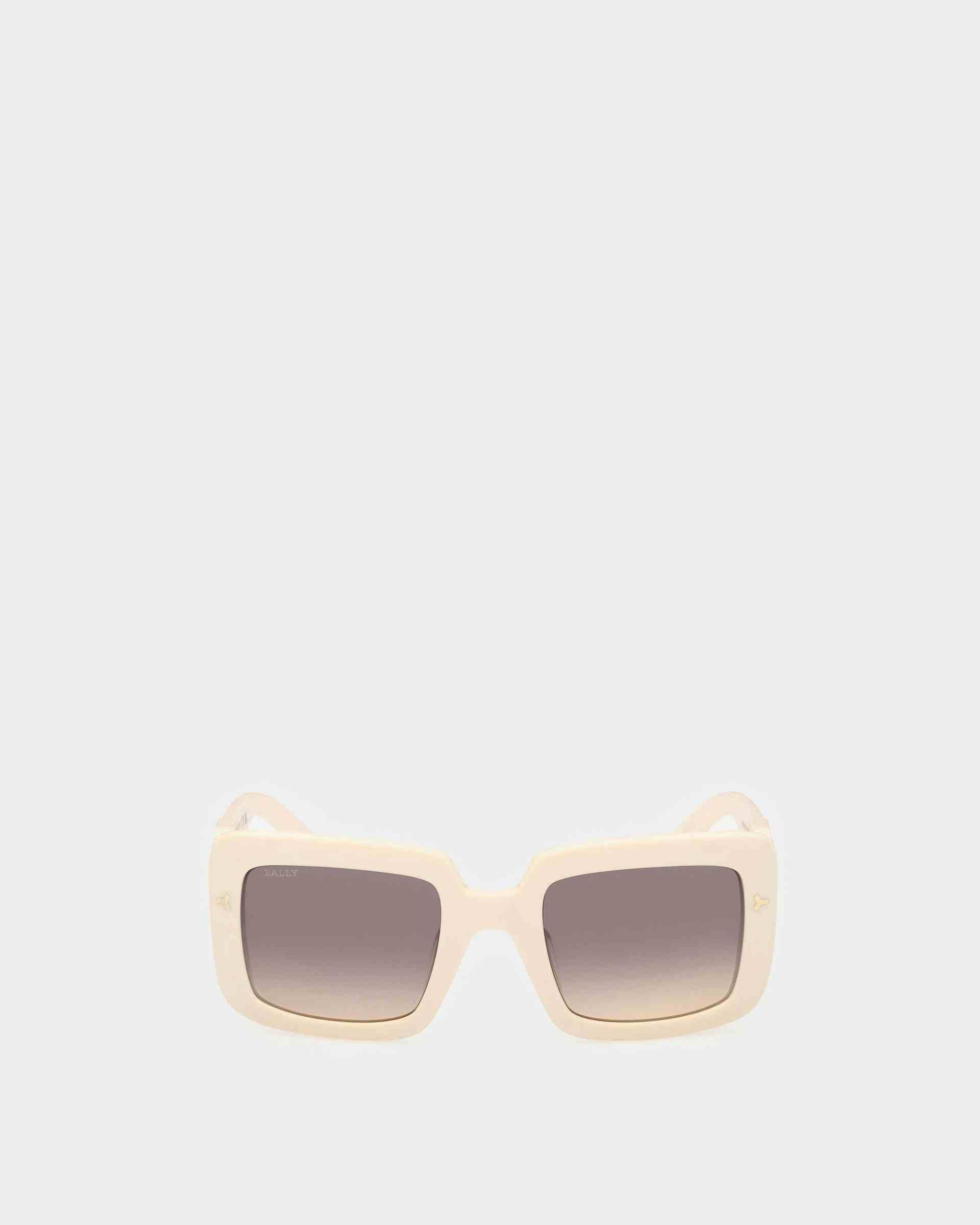 Fliana Acetate Sunglasses In Ivory - Femme - Bally