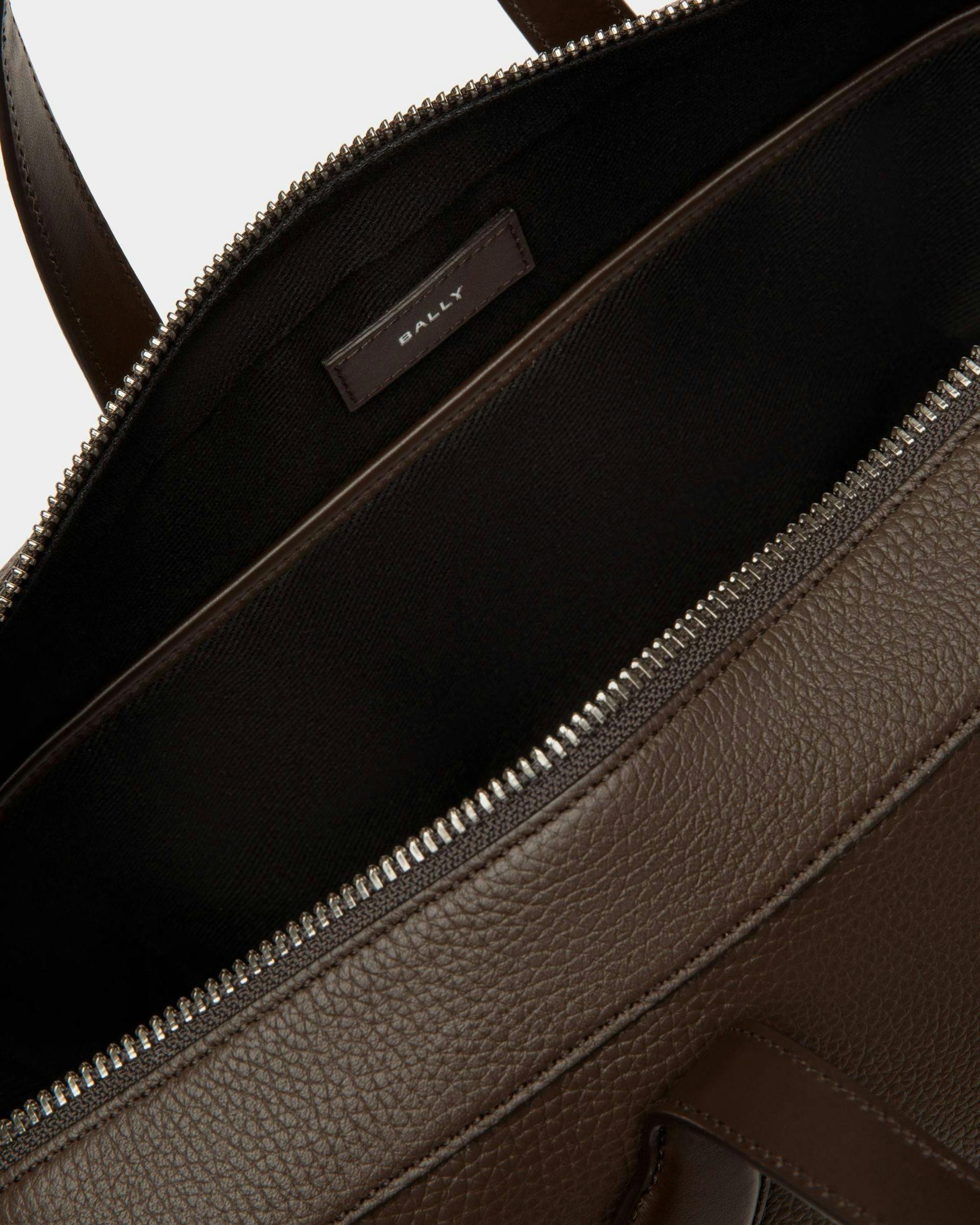 Lago Briefcase In Brown Leather - Men's - Bally - 05