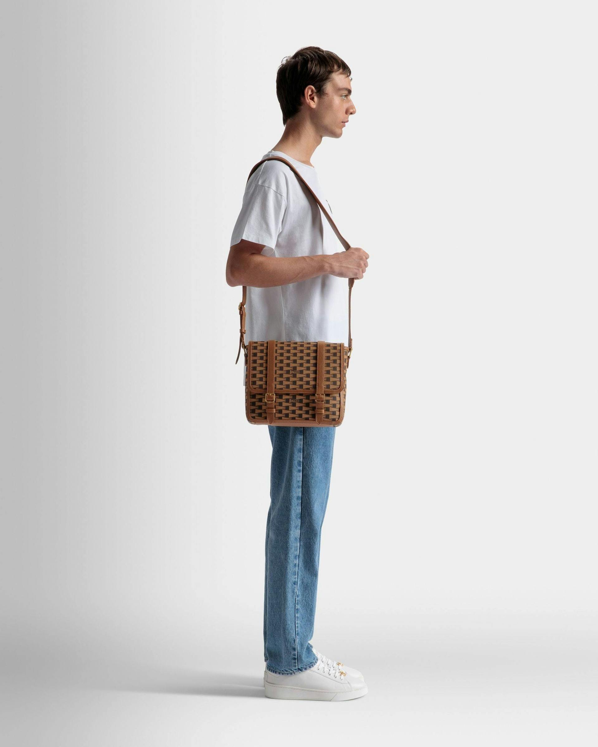 Pennant Messenger Bag In Desert TPU - Men's - Bally - 02