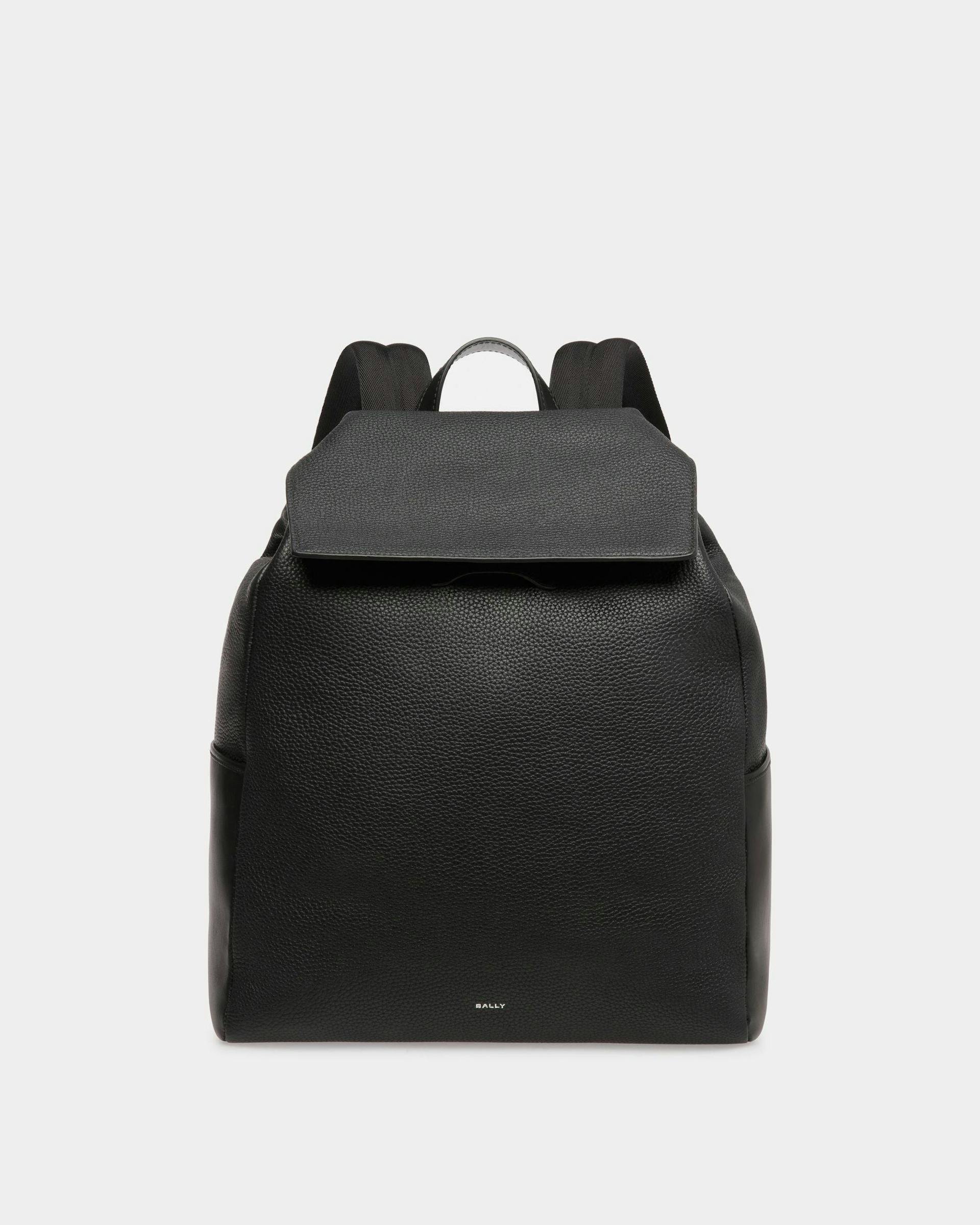 Lago Backpack In Black Leather - Men's - Bally - 01