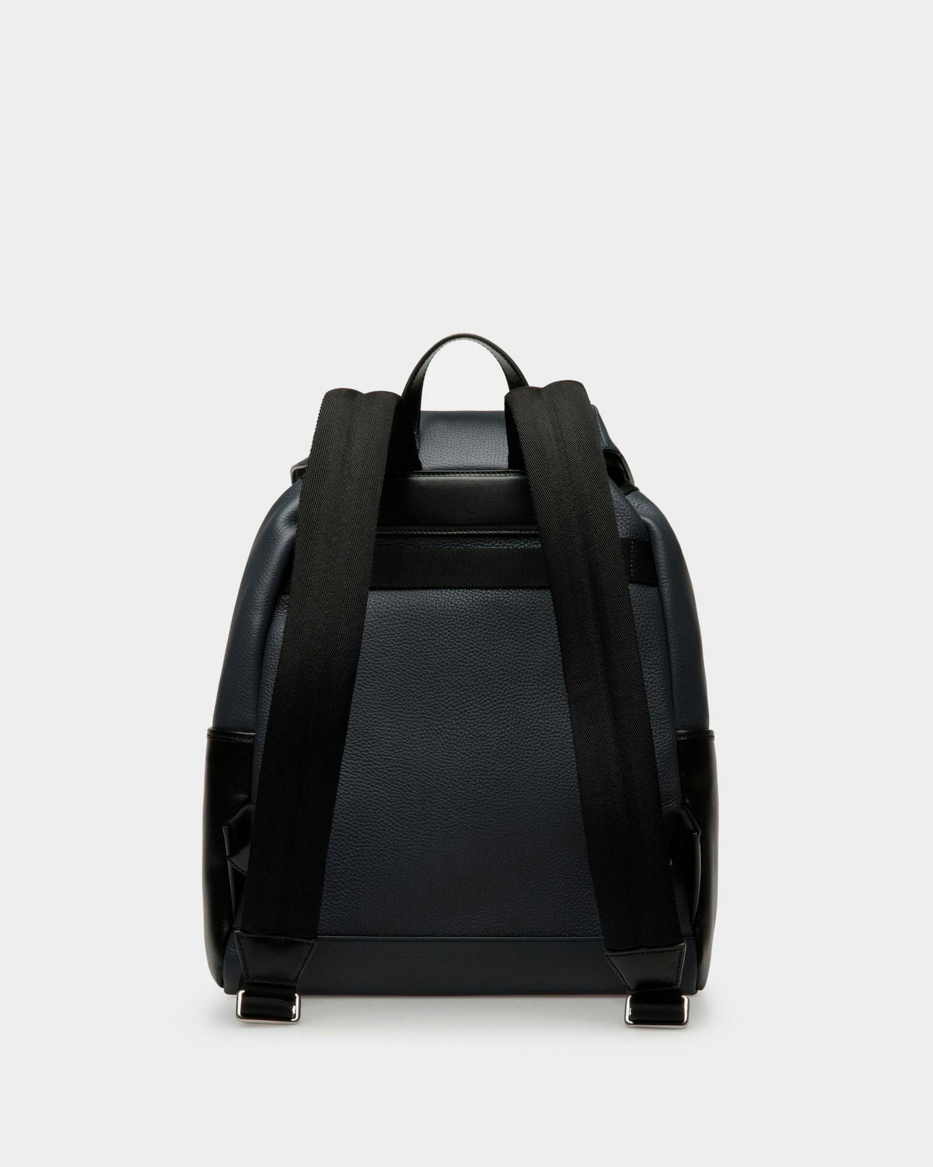 Lago Backpack In Midnight Leather - Men's - Bally - 02