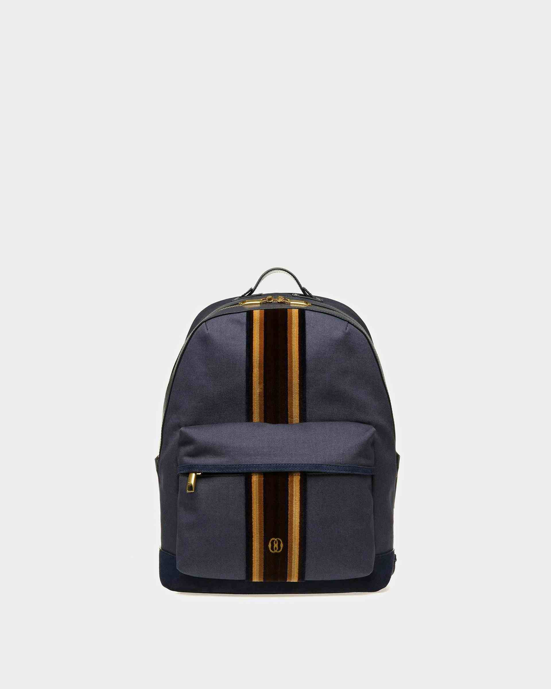 Gare Backpack In Marine Fabric - Men's - Bally