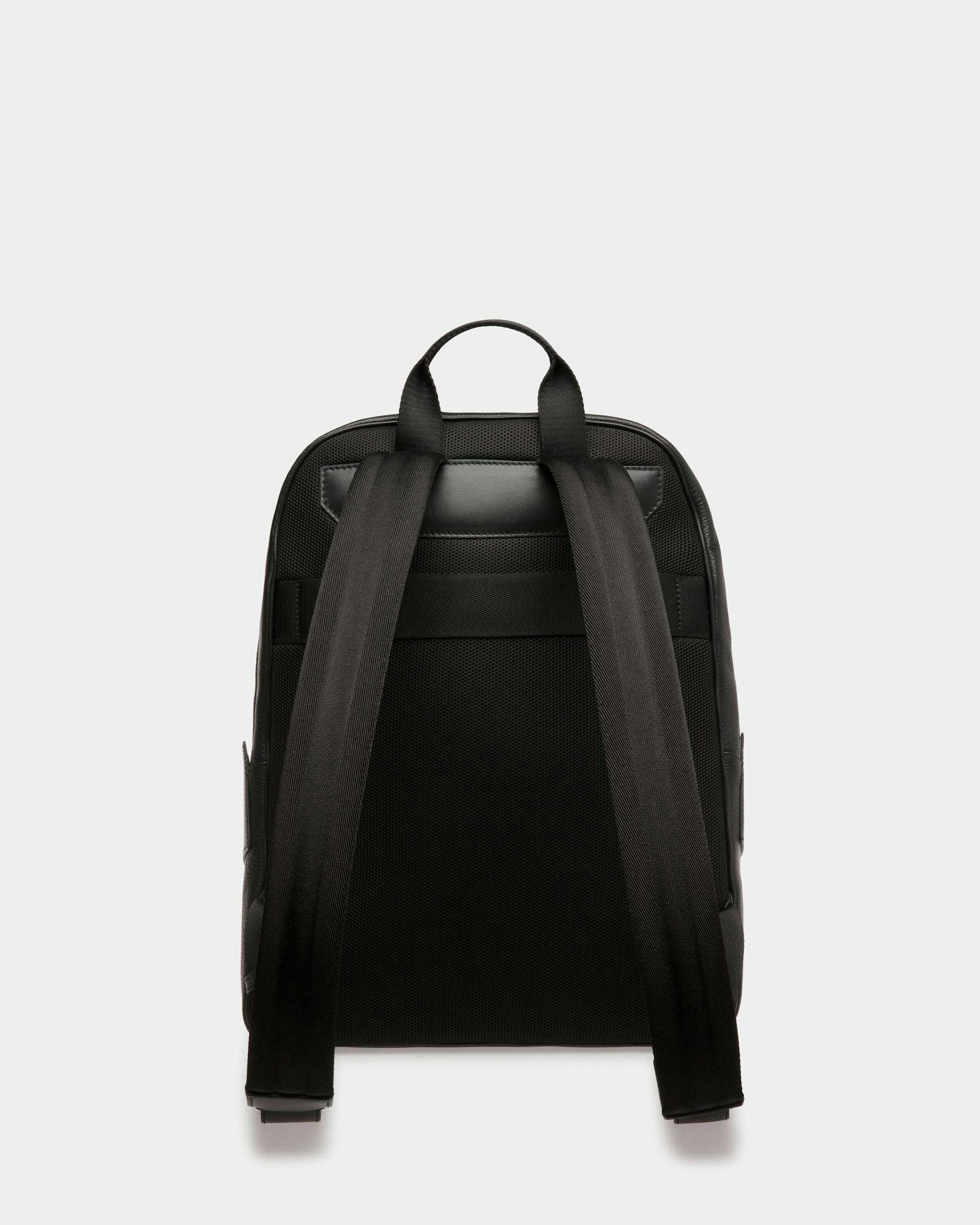 Ribbon Backpack In Black Leather - Men's - Bally - 03