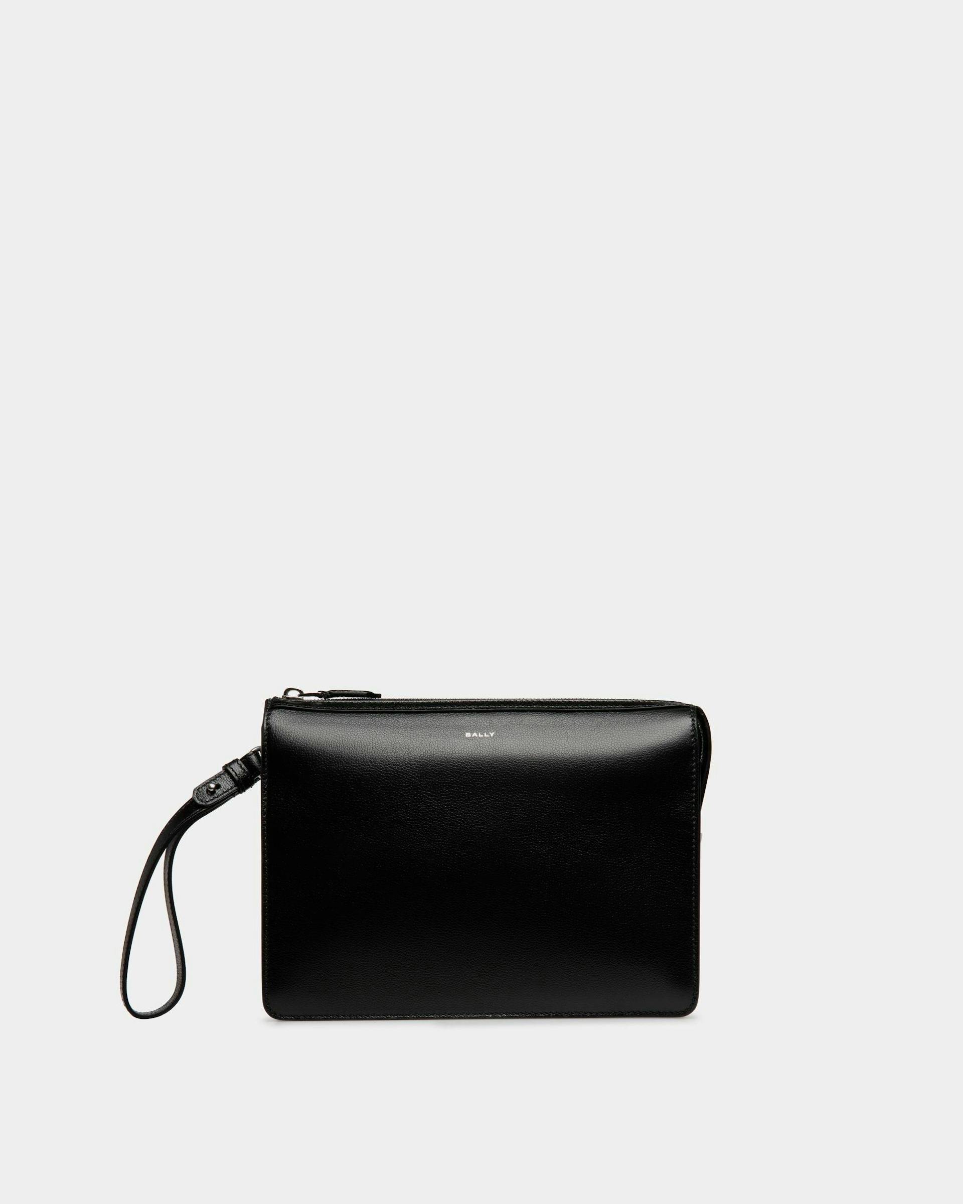 Banque Clutch In Black Leather - Men's - Bally - 01