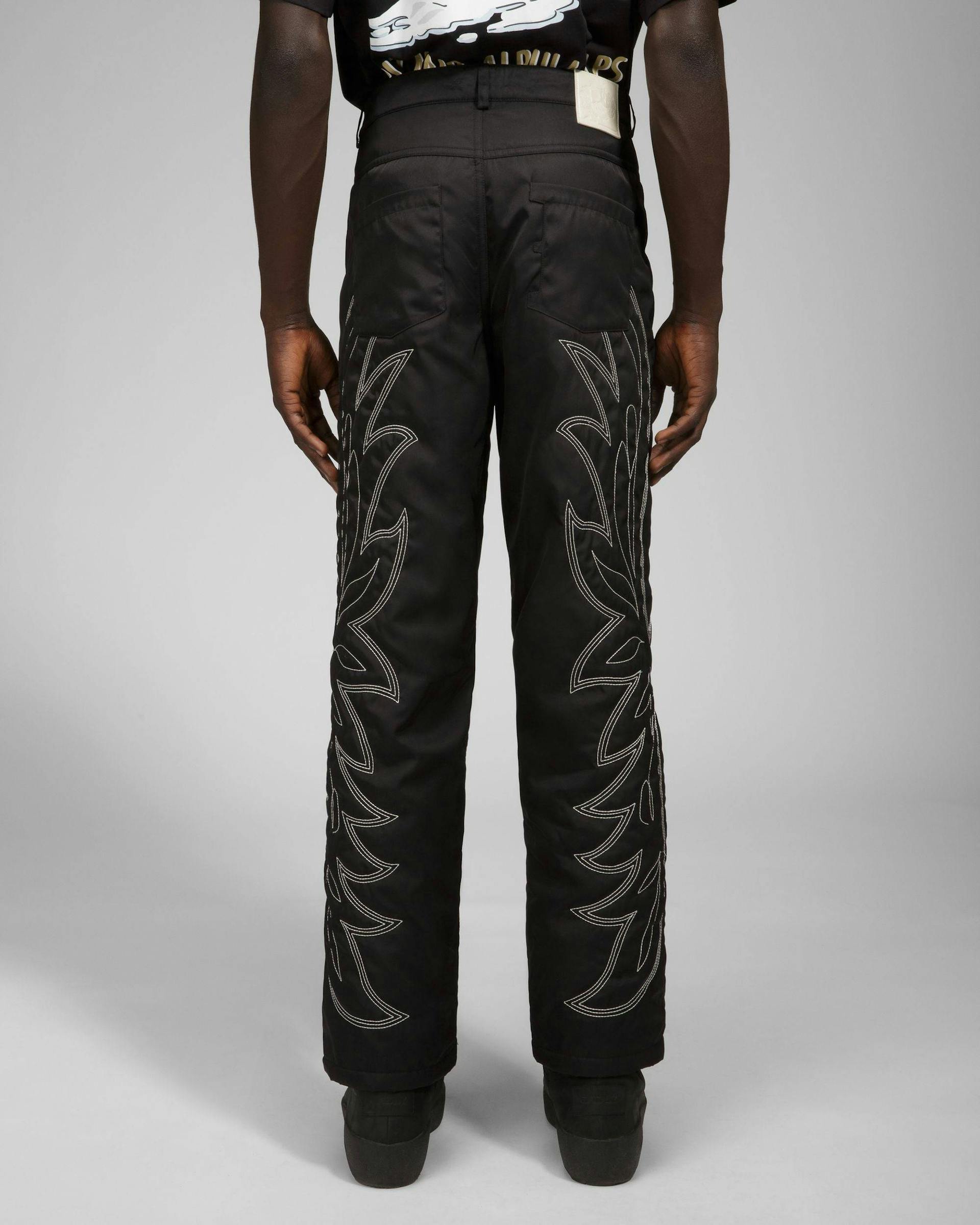 Recycled Nylon Trousers In Black - Men's - Bally - 04