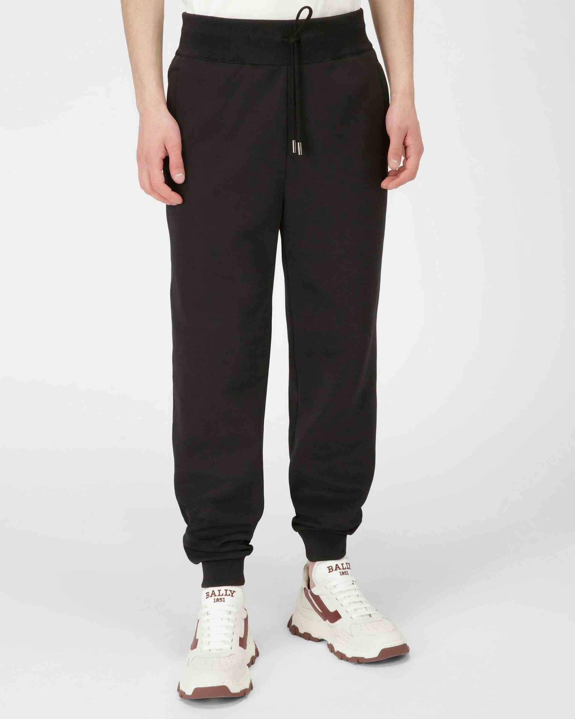 Polyester Mix Sweatpants In Black - Men's - Bally