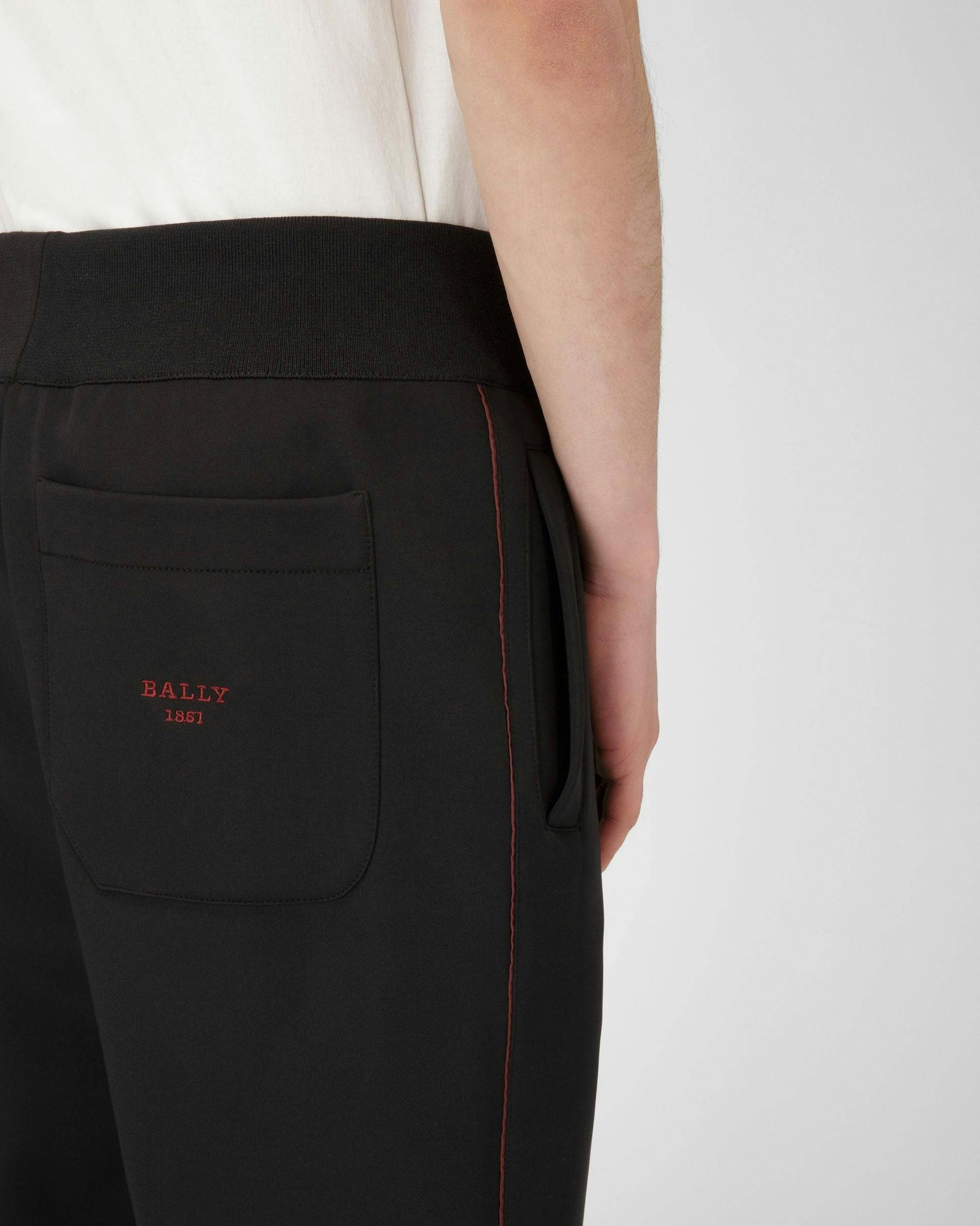 Polyester Mix Sweatpants In Black - Men's - Bally - 02
