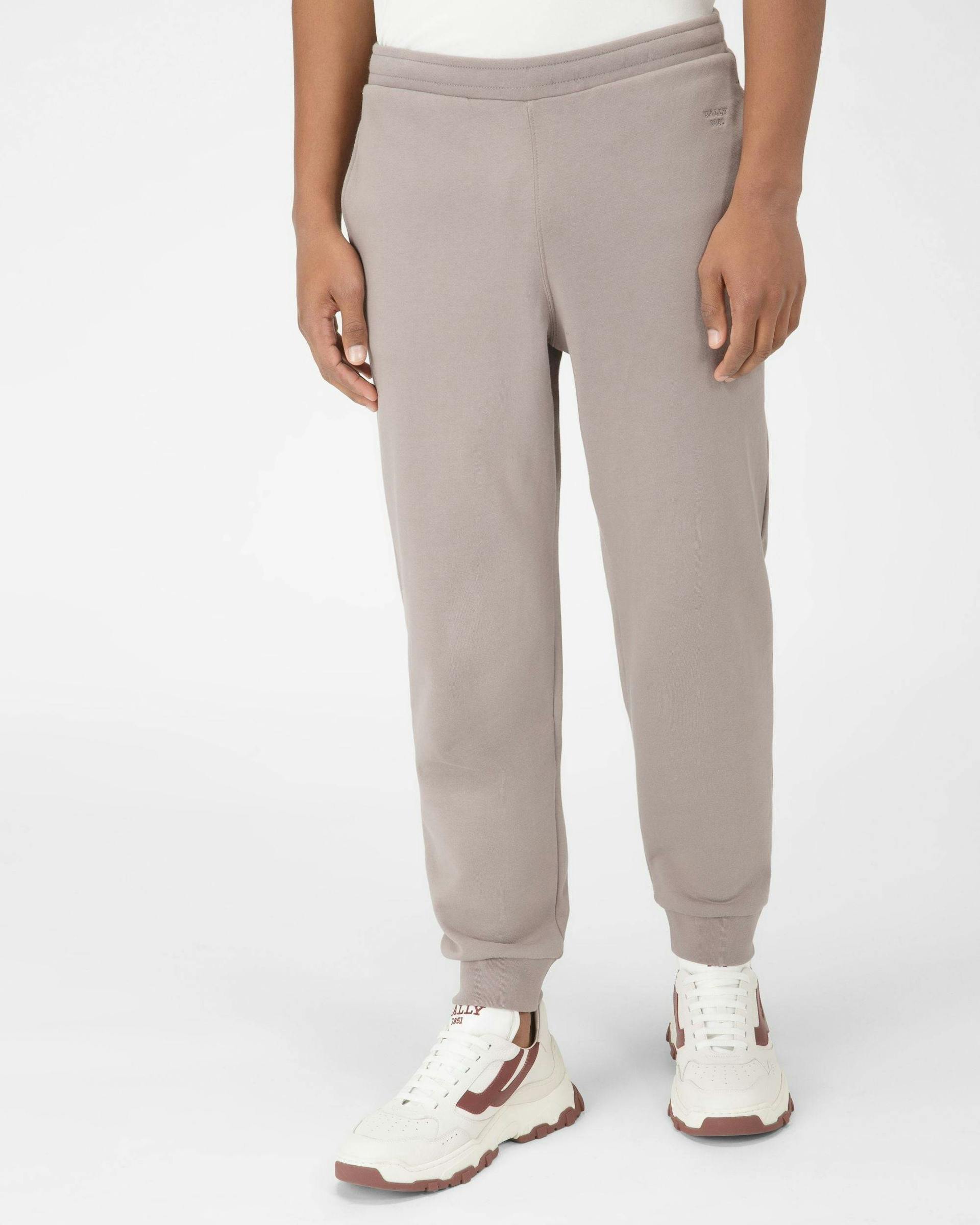 Organic Cotton Trousers In Grey - Men's - Bally - 01