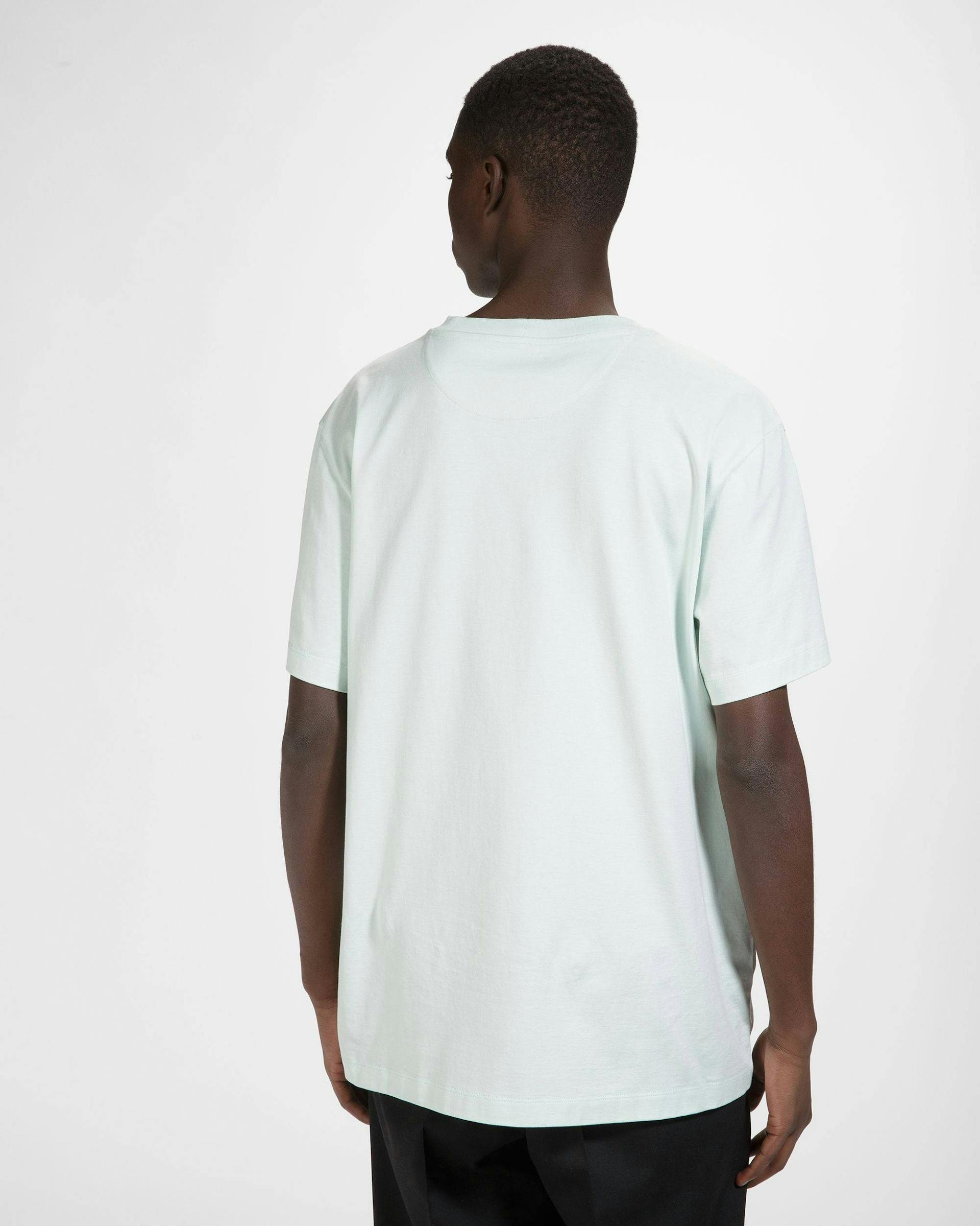Heritage Logo Cotton T-Shirt In White - Men's - Bally - 04