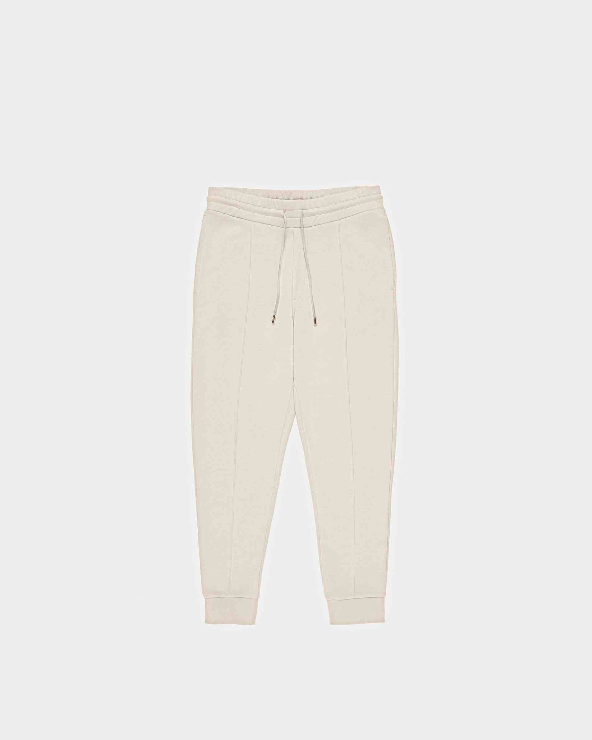 Cotton Sweatpants In Gray And Black - Men's - Bally