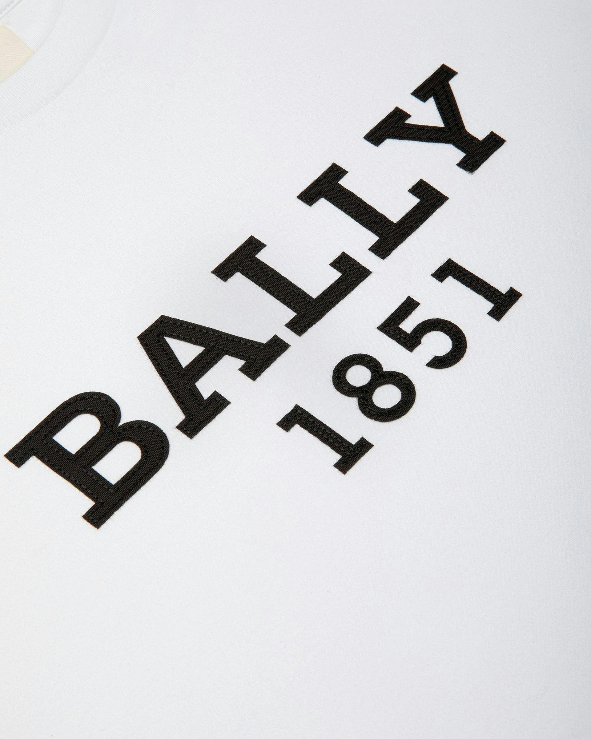 Bally 1851 Organic Cotton T-Shirt In White - Men's - Bally - 02