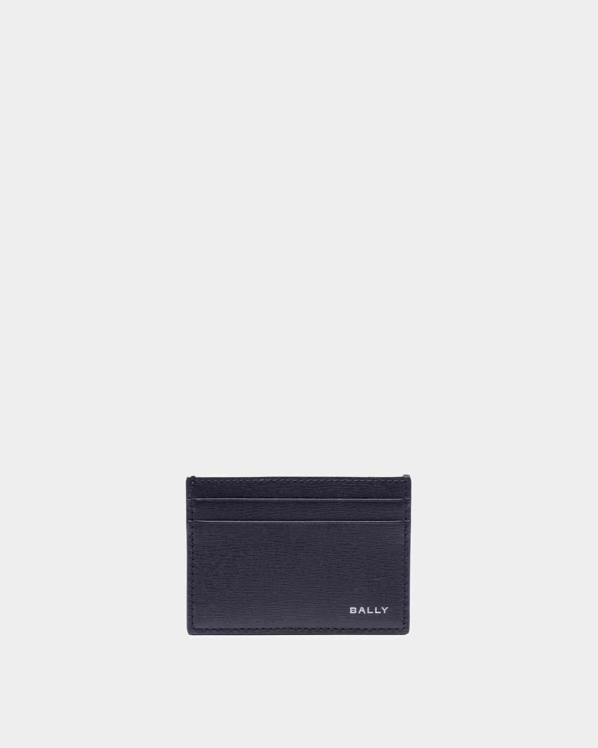 Crossing Card Holder In Midnight Leather - Men's - Bally