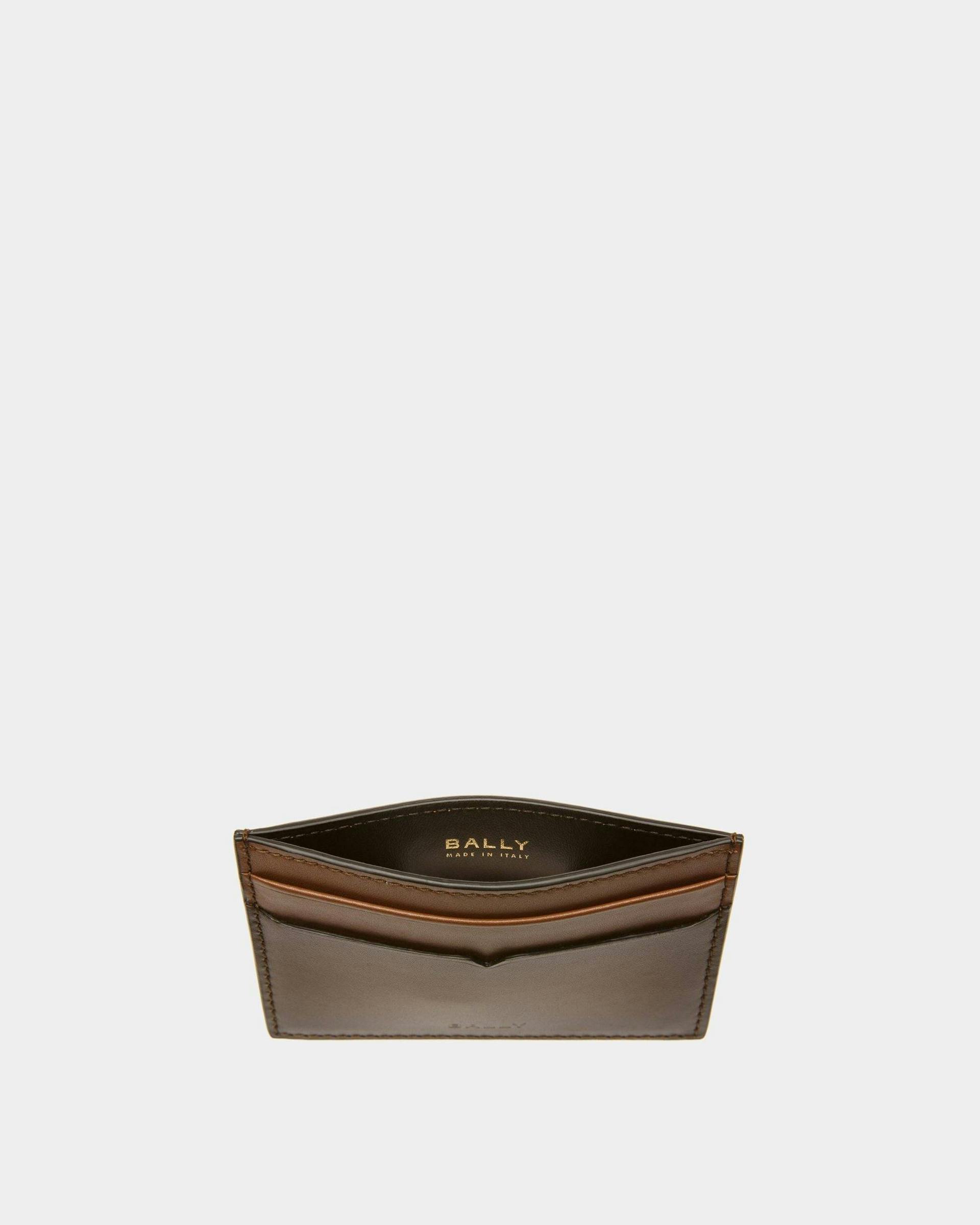 Speciale Card Holder In Brown Leather - Men's - Bally - 03
