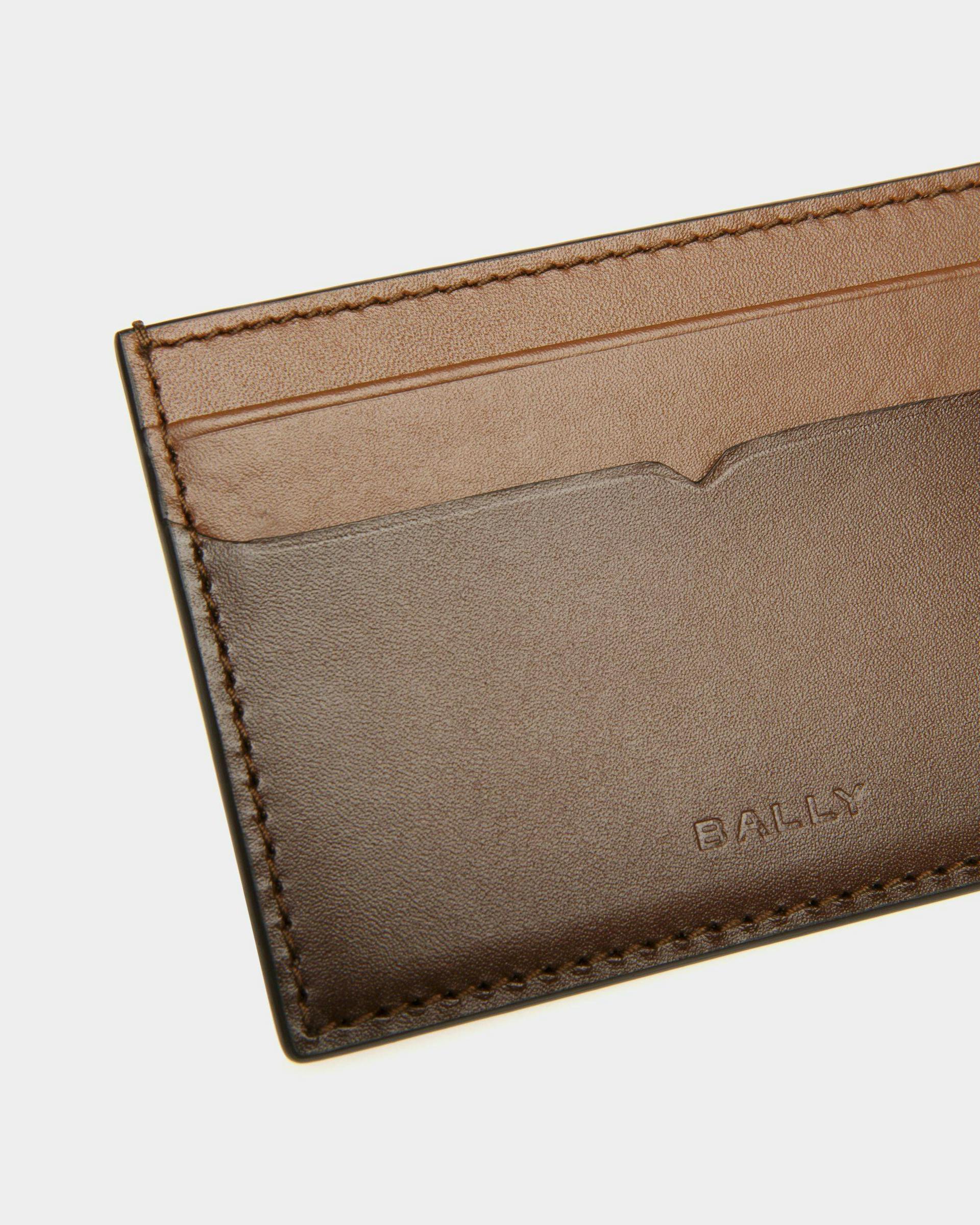 Speciale Card Holder In Brown Leather - Men's - Bally - 04