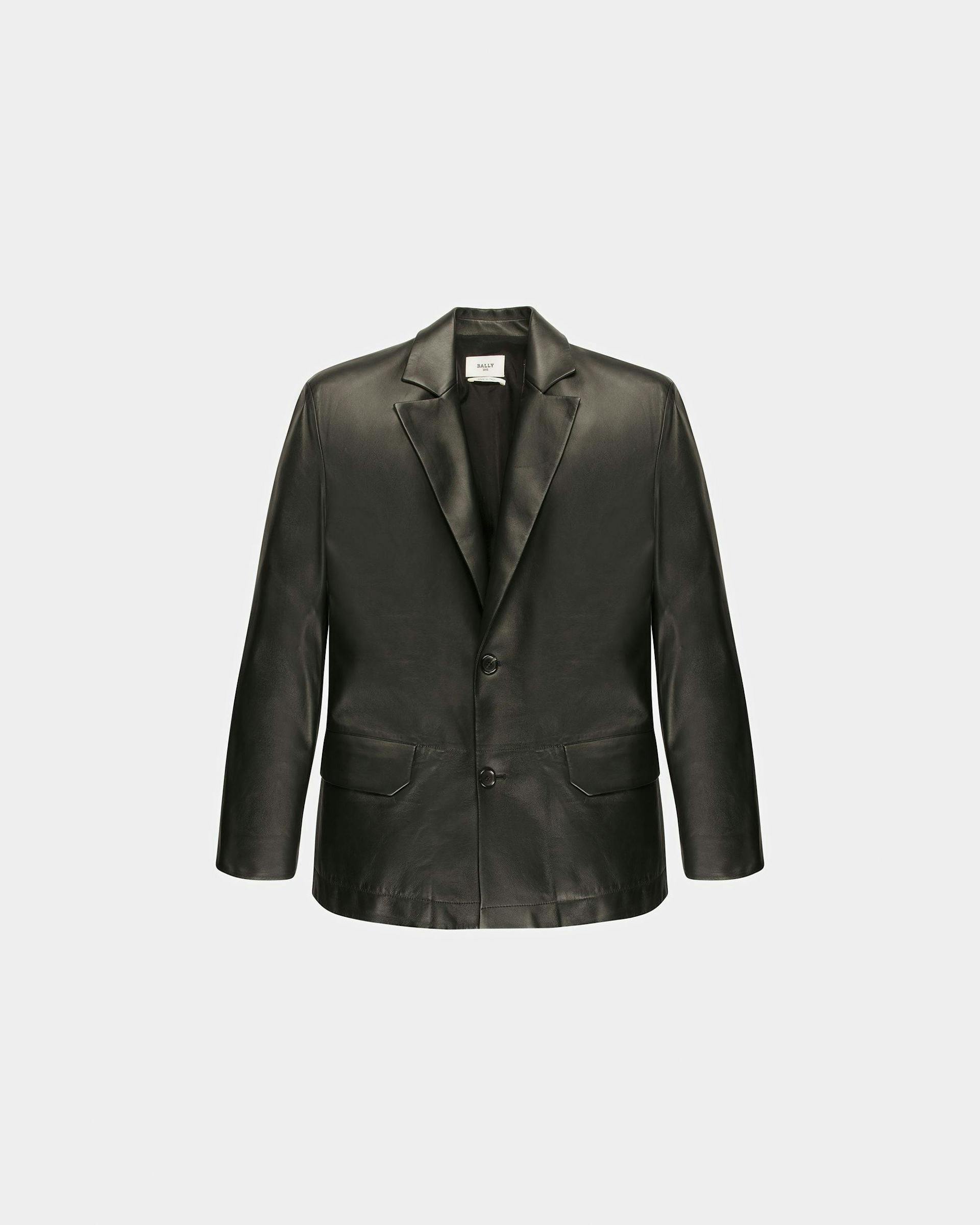 Leather Jacket In Black - Men's - Bally - 05
